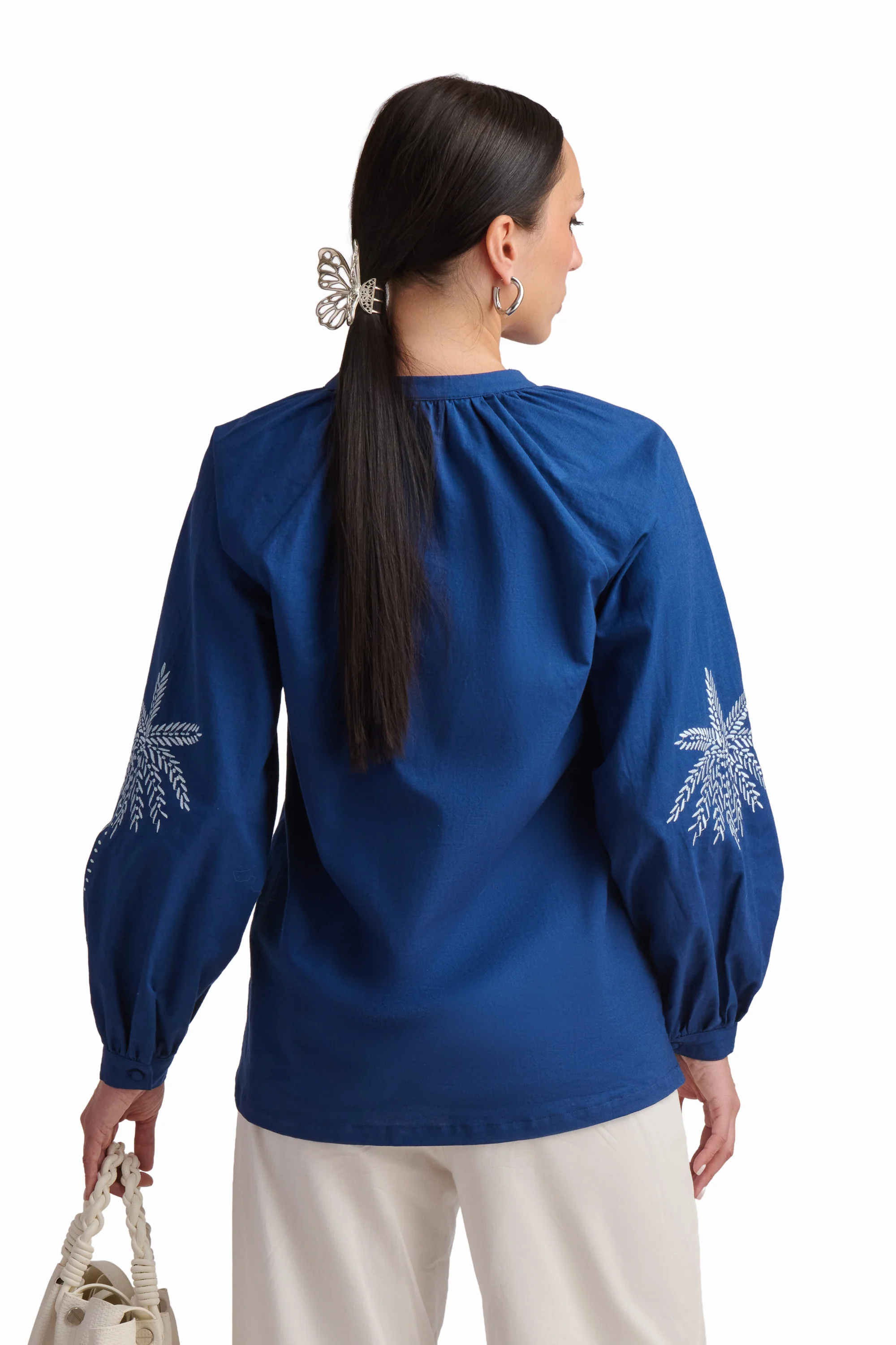Blue Breeze Embroidered Shirt - Image 3