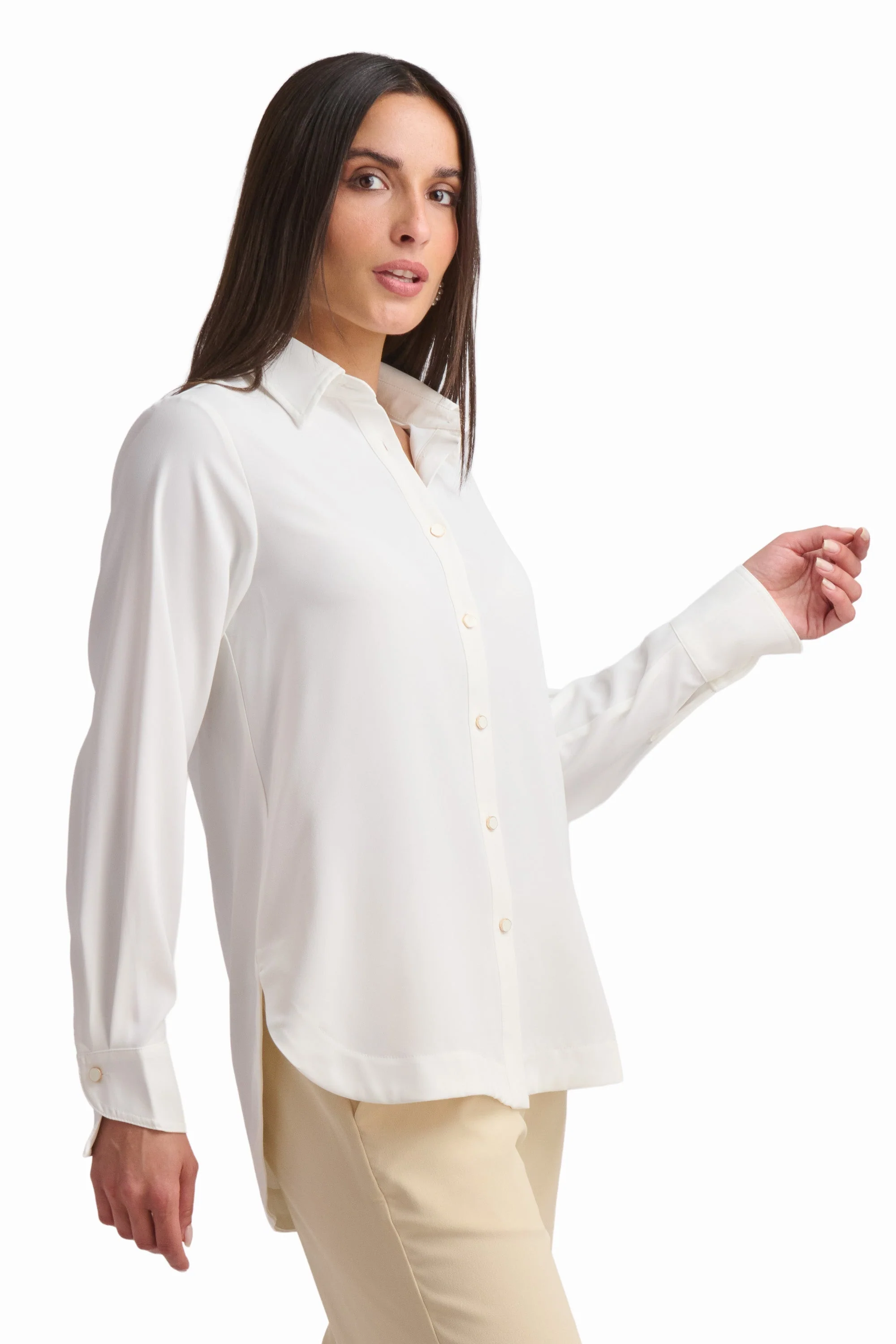 White Button-Up Shirt