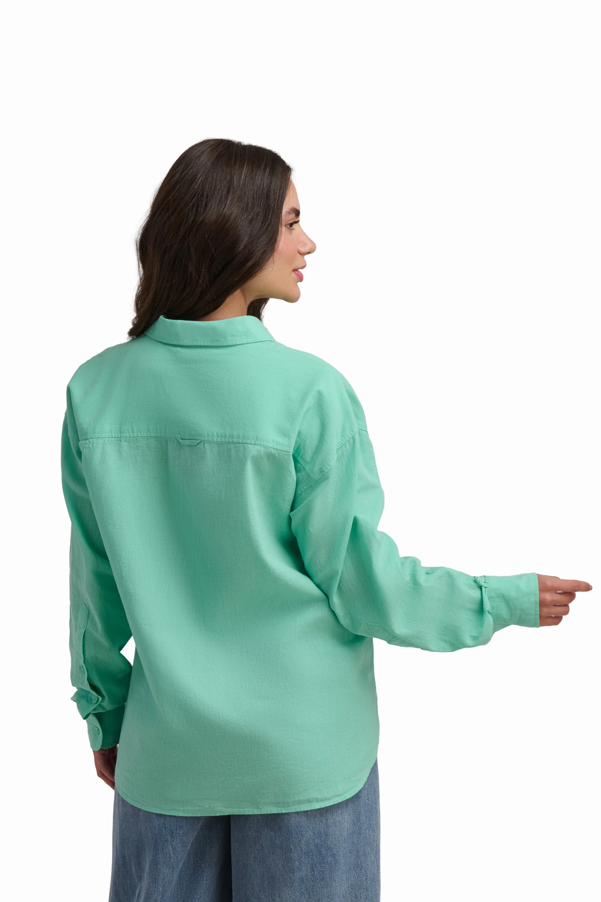 Cream Cotton-Linen Shirt - Image 13