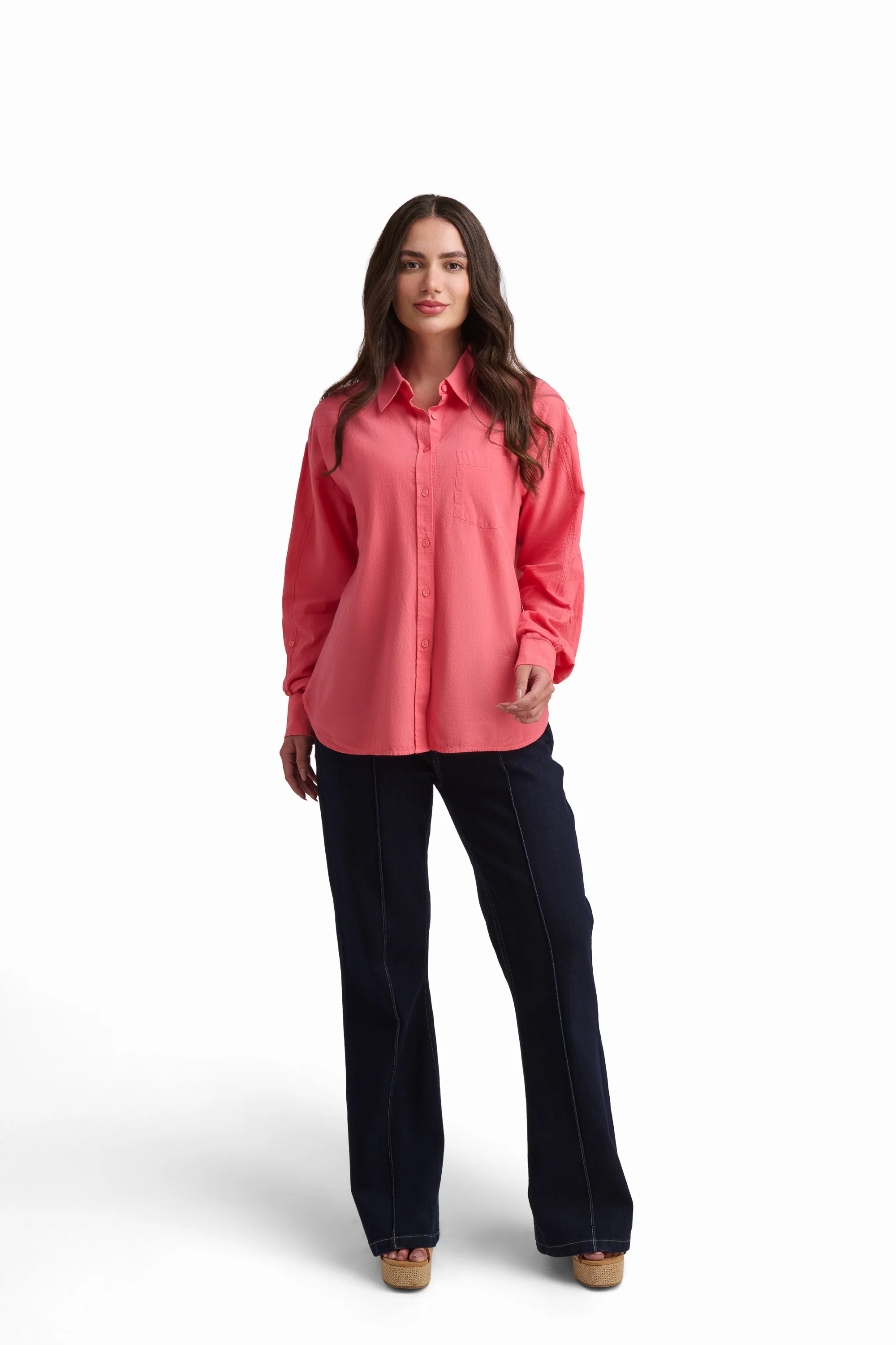 Cream Cotton-Linen Shirt - Image 9