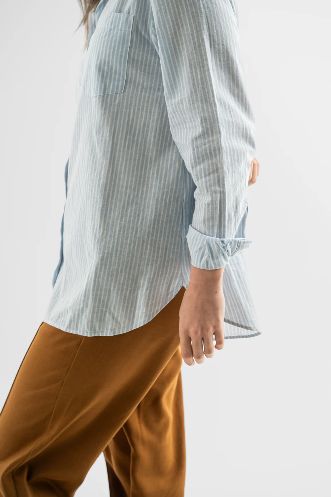 Pink Stripe Classic Shirt - Image 7