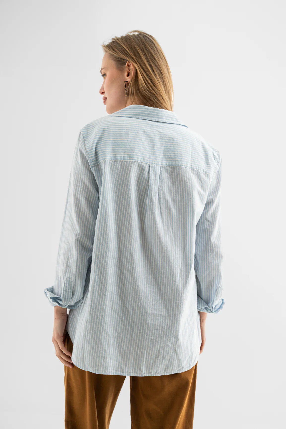 Pink Stripe Classic Shirt - Image 8