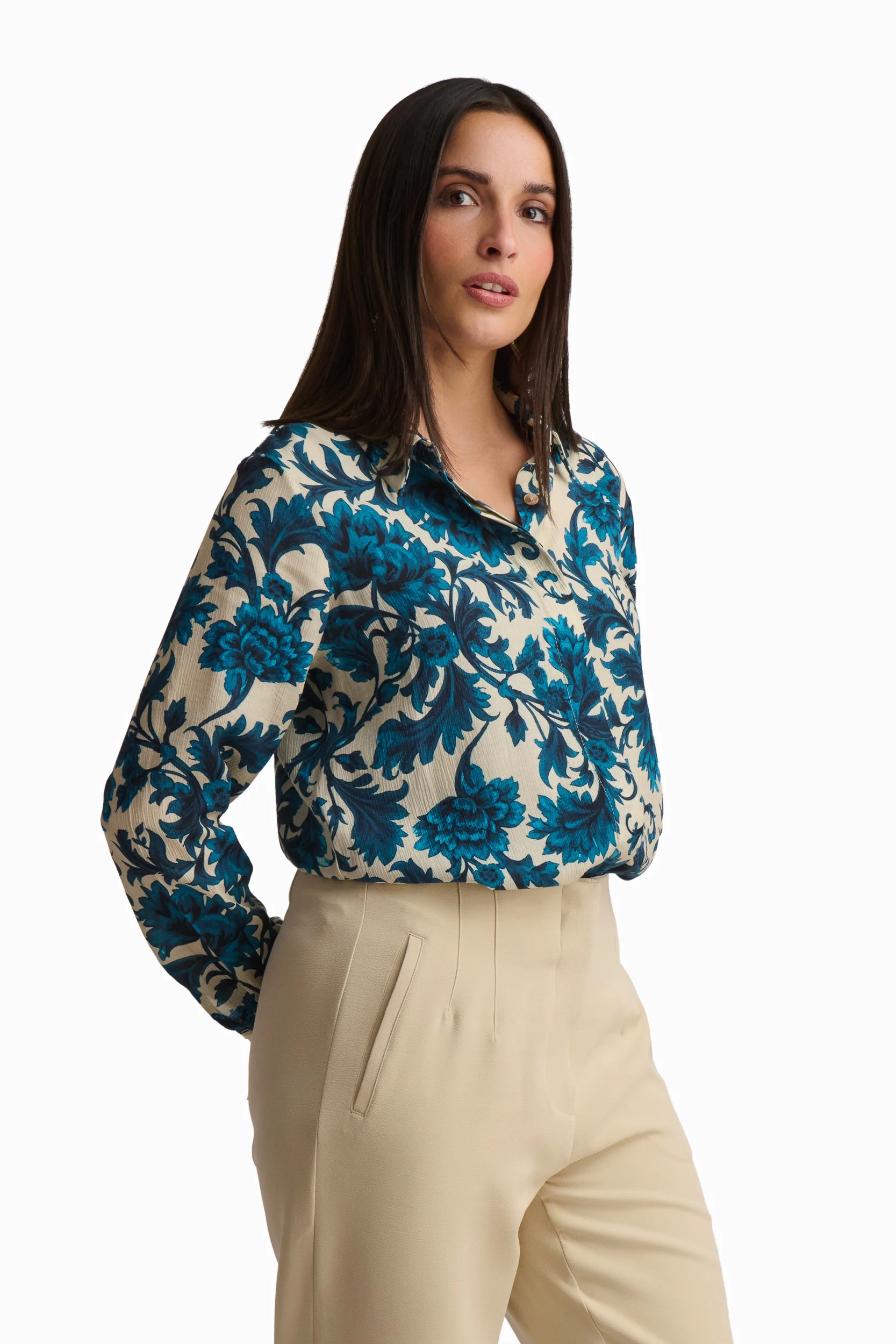 Coral Bloom Blouse - Image 11