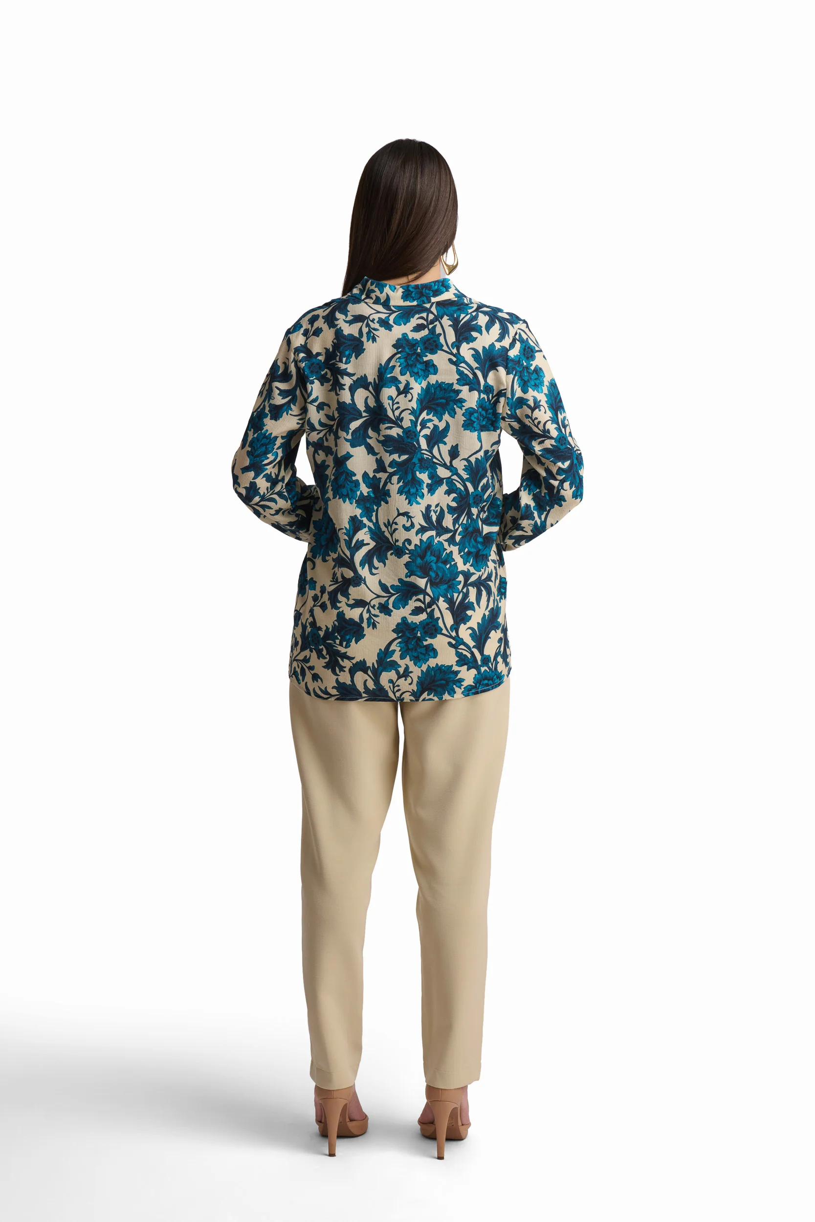Coral Bloom Blouse - Image 12