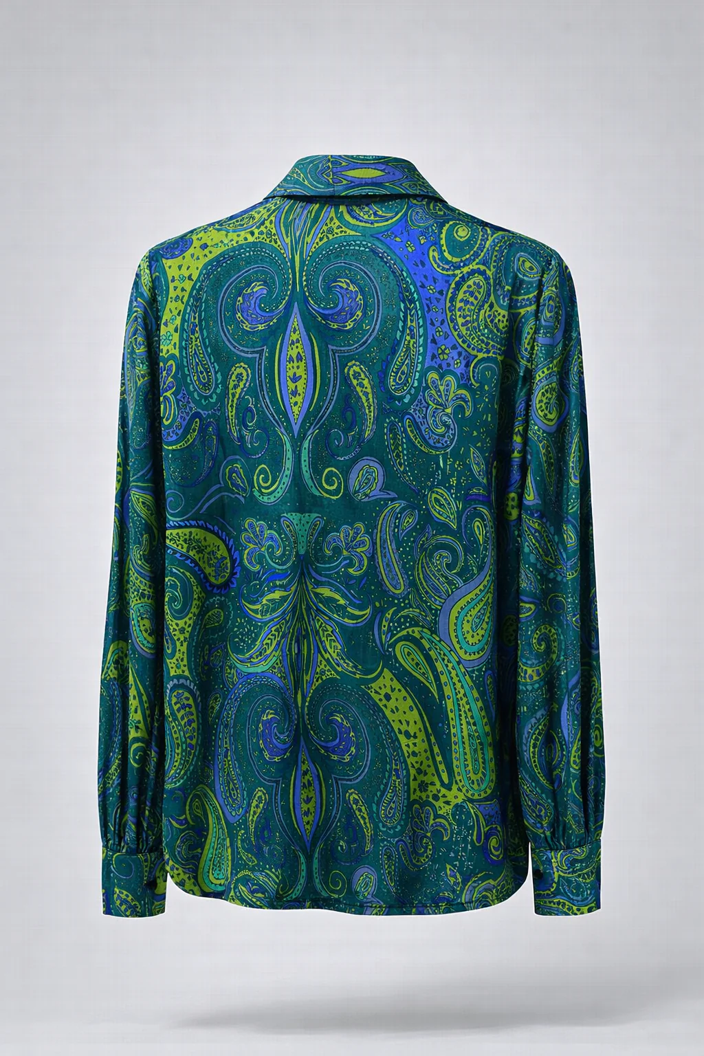 Paisley Print Viscose Shirt - Image 4