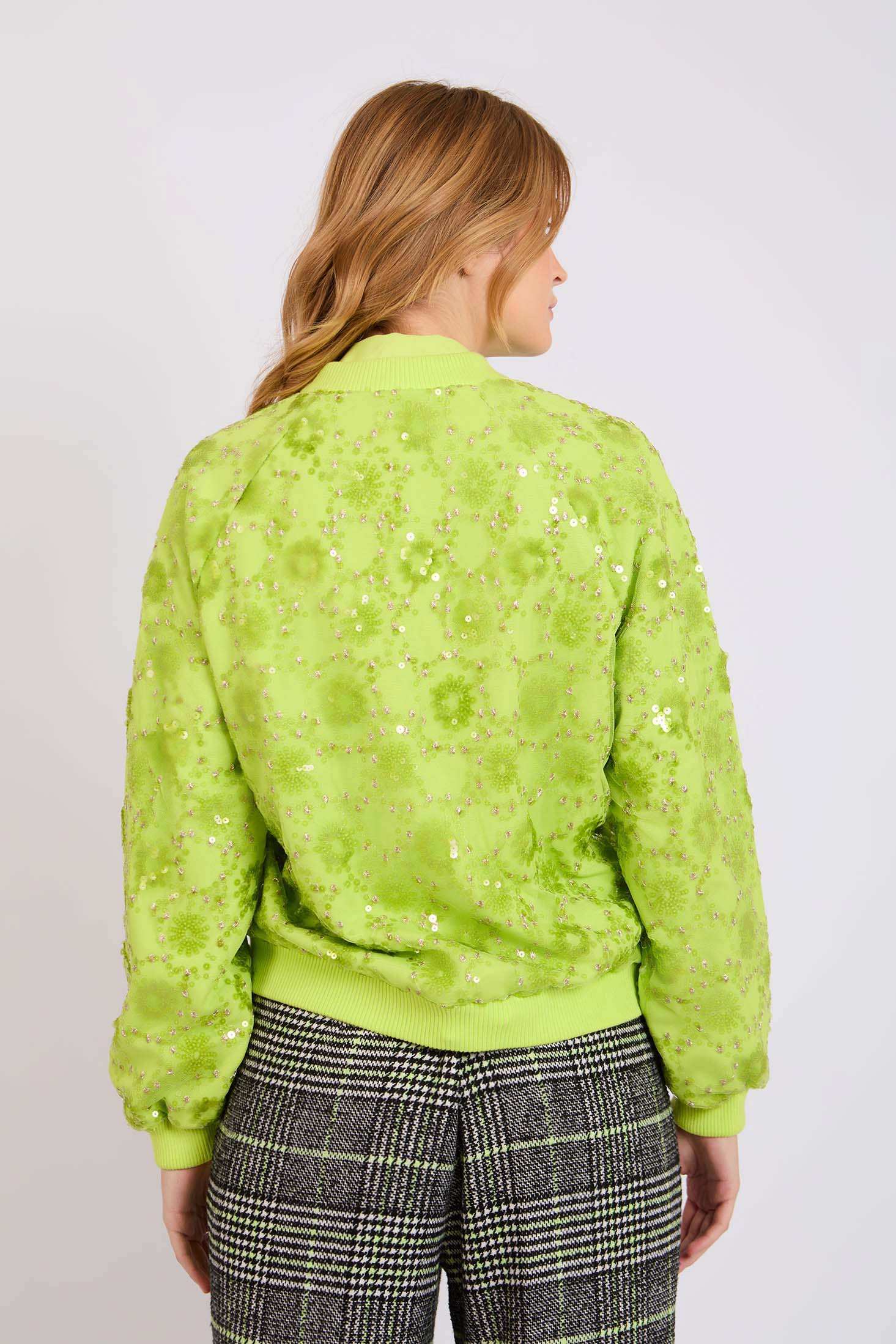 Women Regular Fit Jacket Green - Image 4