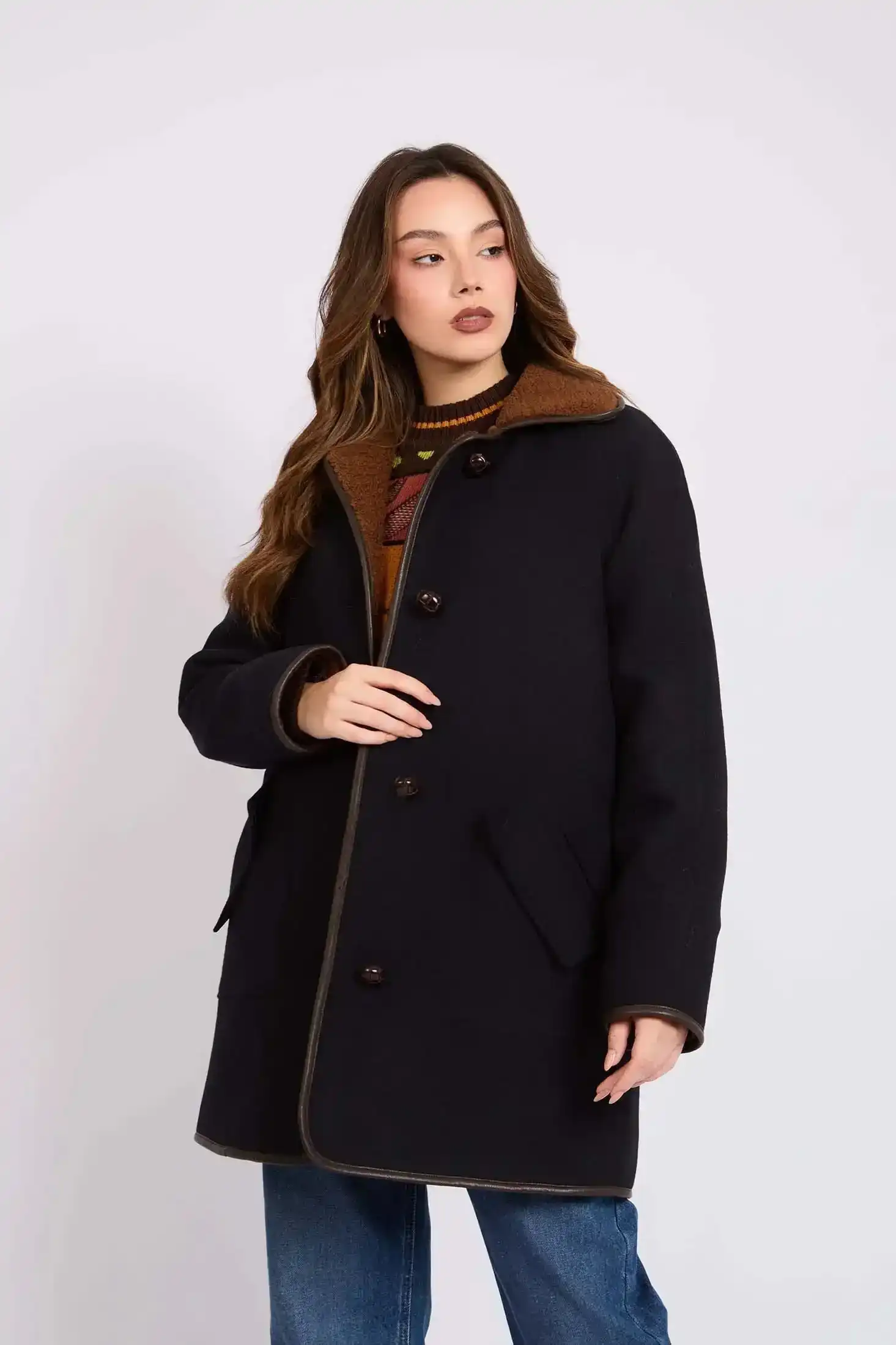 Women Regular Fit Jacket Black - Image 2