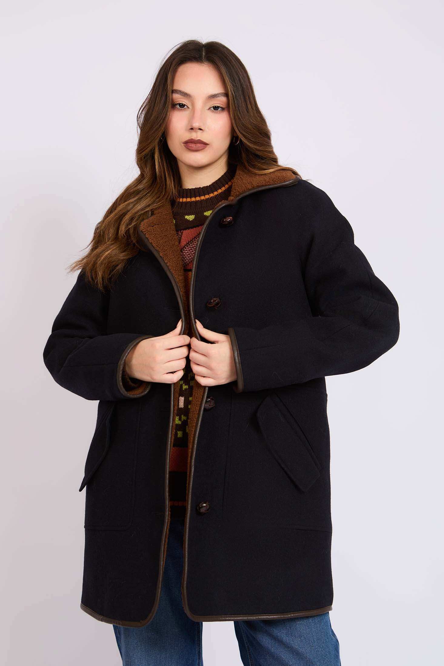 Women Regular Fit Jacket Black - Image 4