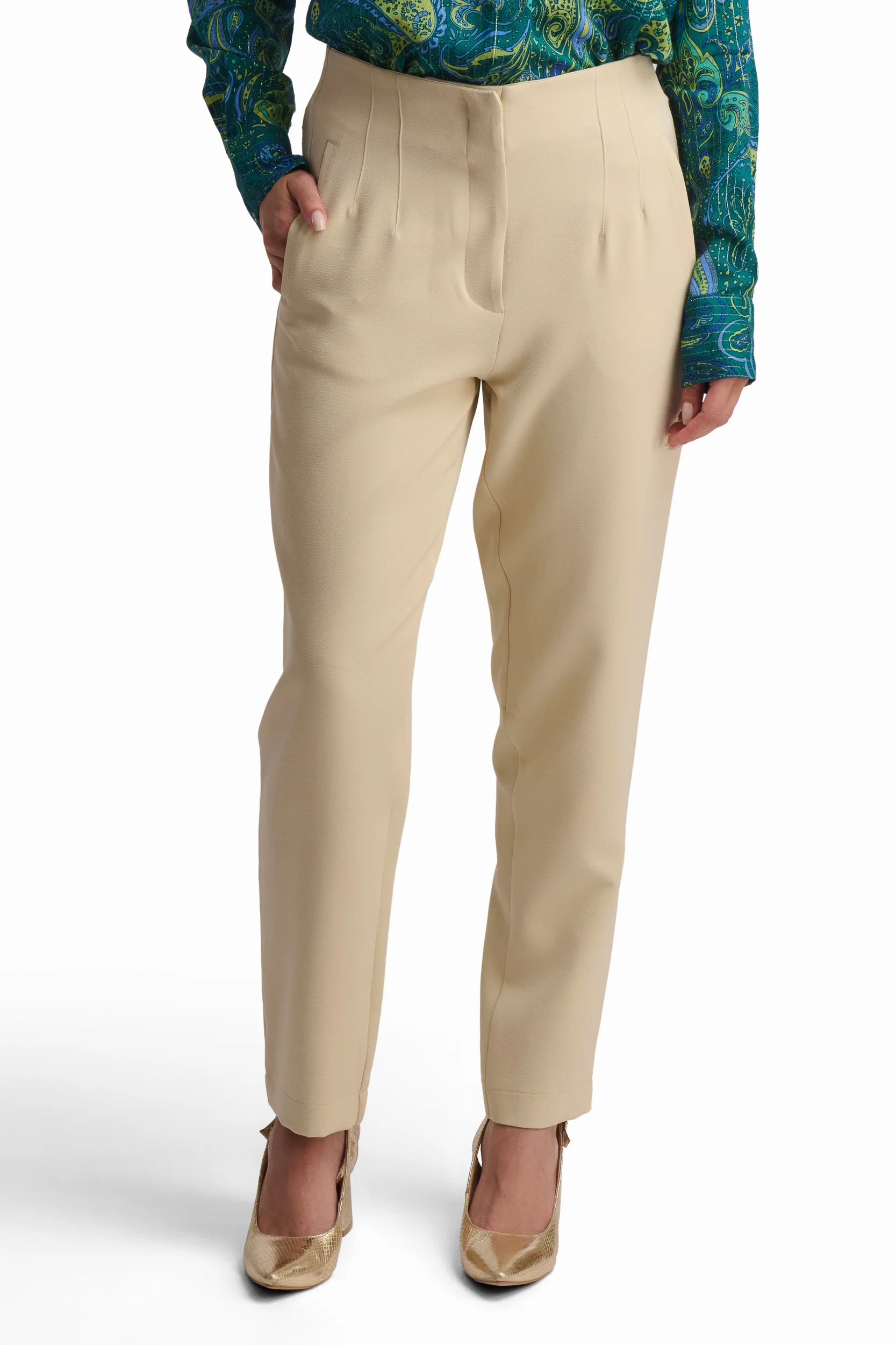 Royal Blue Straight-Leg Pants - Image 10