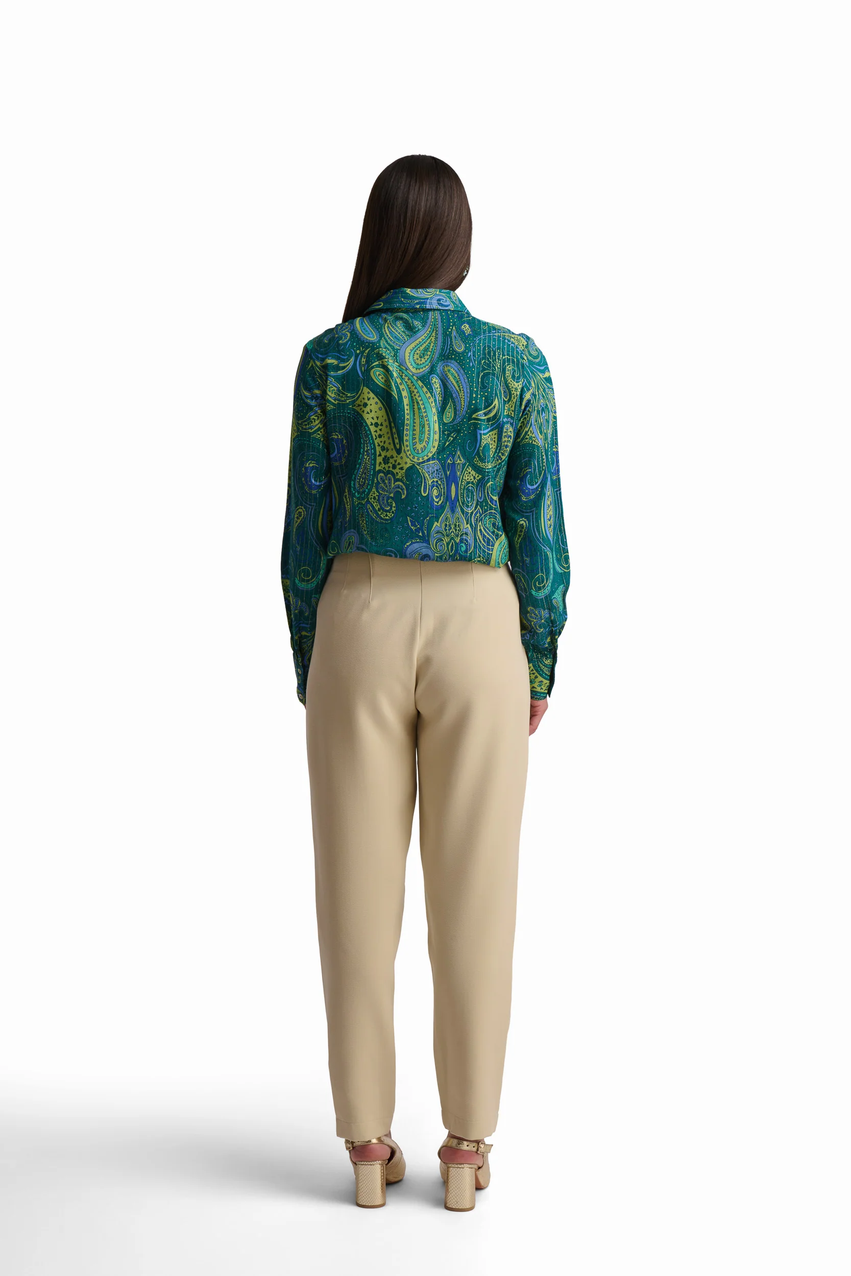 Royal Blue Straight-Leg Pants - Image 12