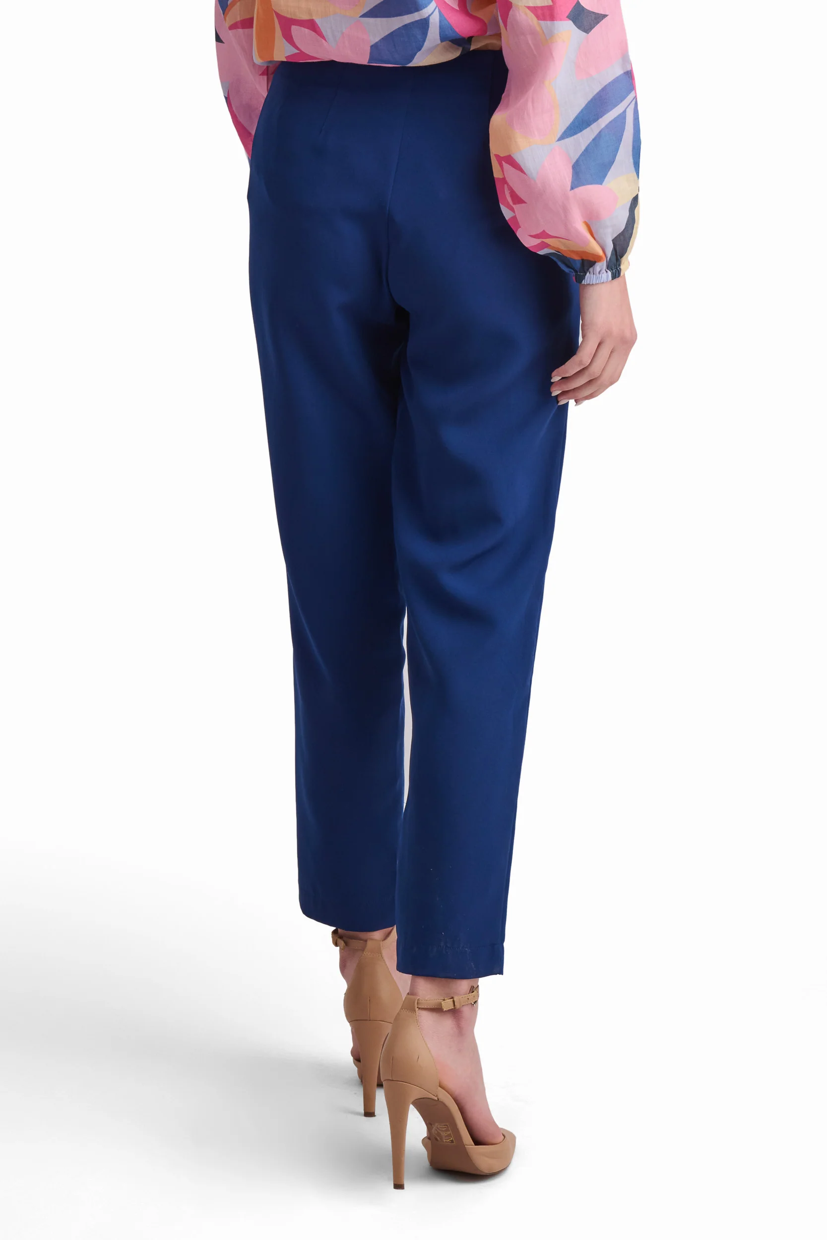 Royal Blue Straight-Leg Pants - Image 4