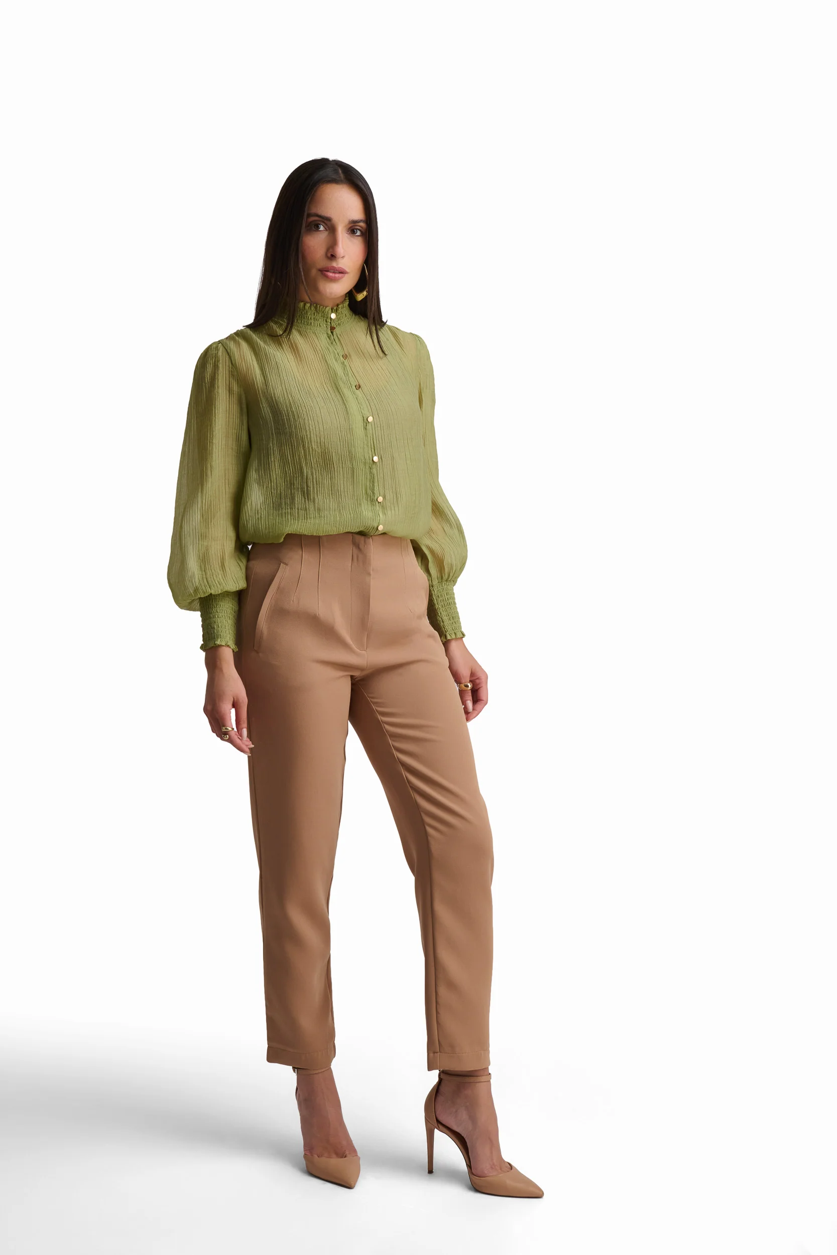 Royal Blue Straight-Leg Pants - Image 5