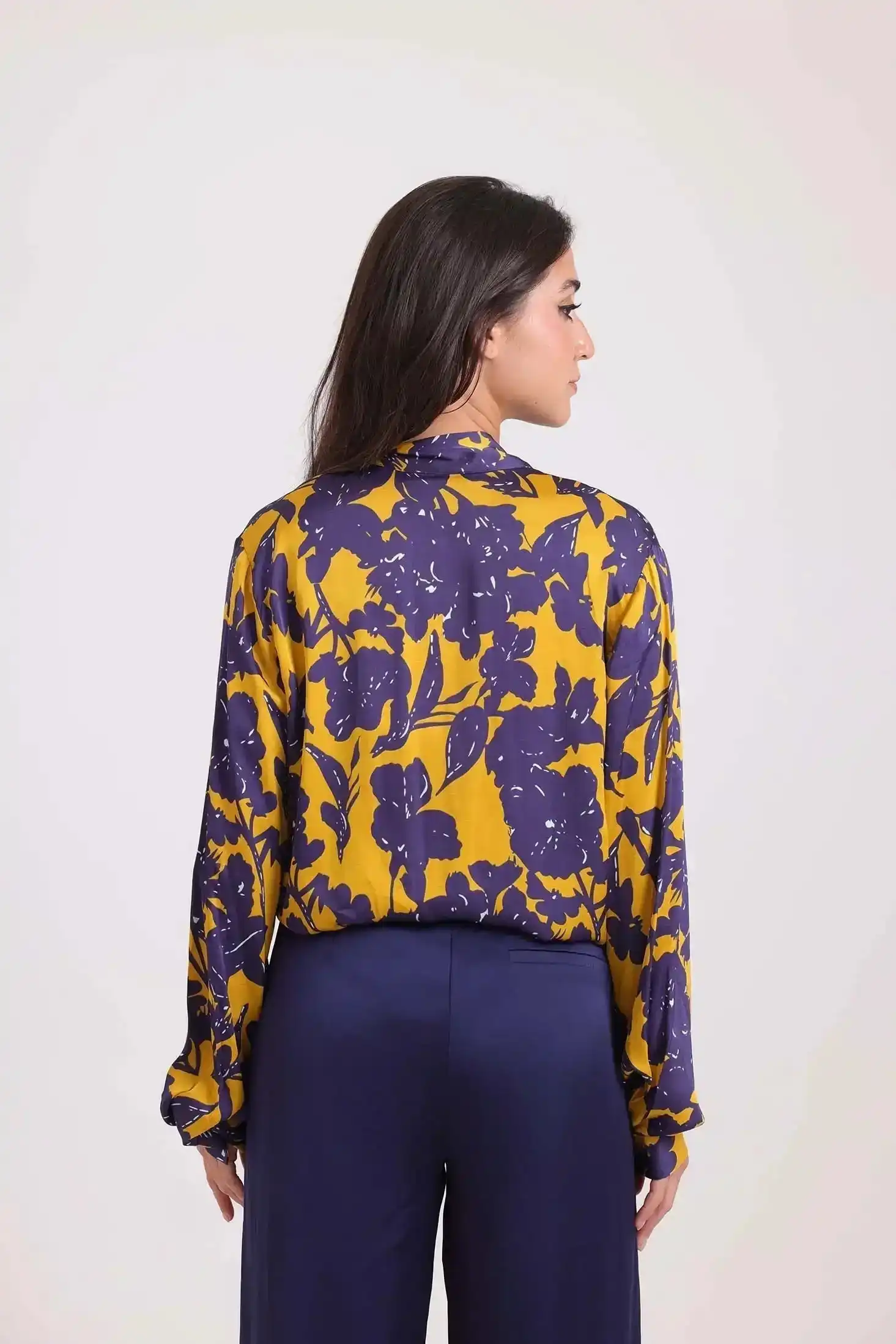 High-Waist Solid Wide-Leg Pants - Image 6