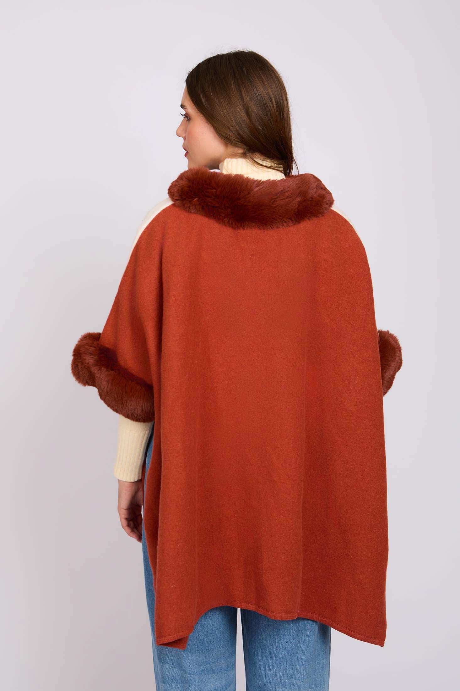 Women Regular Fit Poncho Multicolor - Image 5