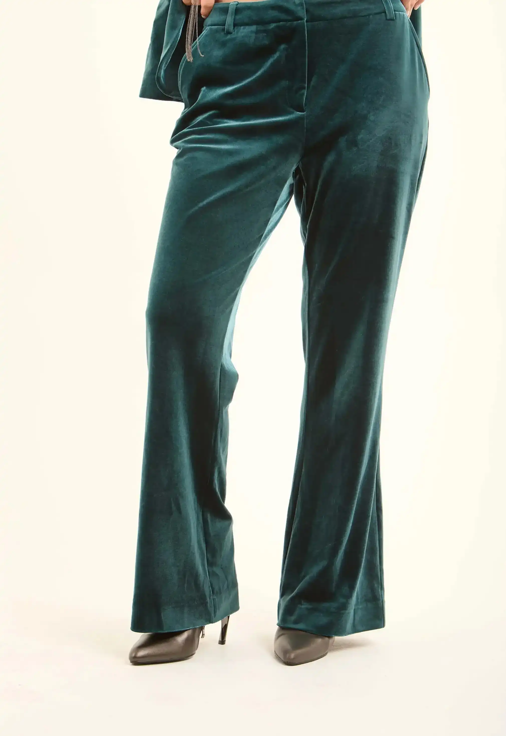 Velvet Straight-Leg Pants - Image 2