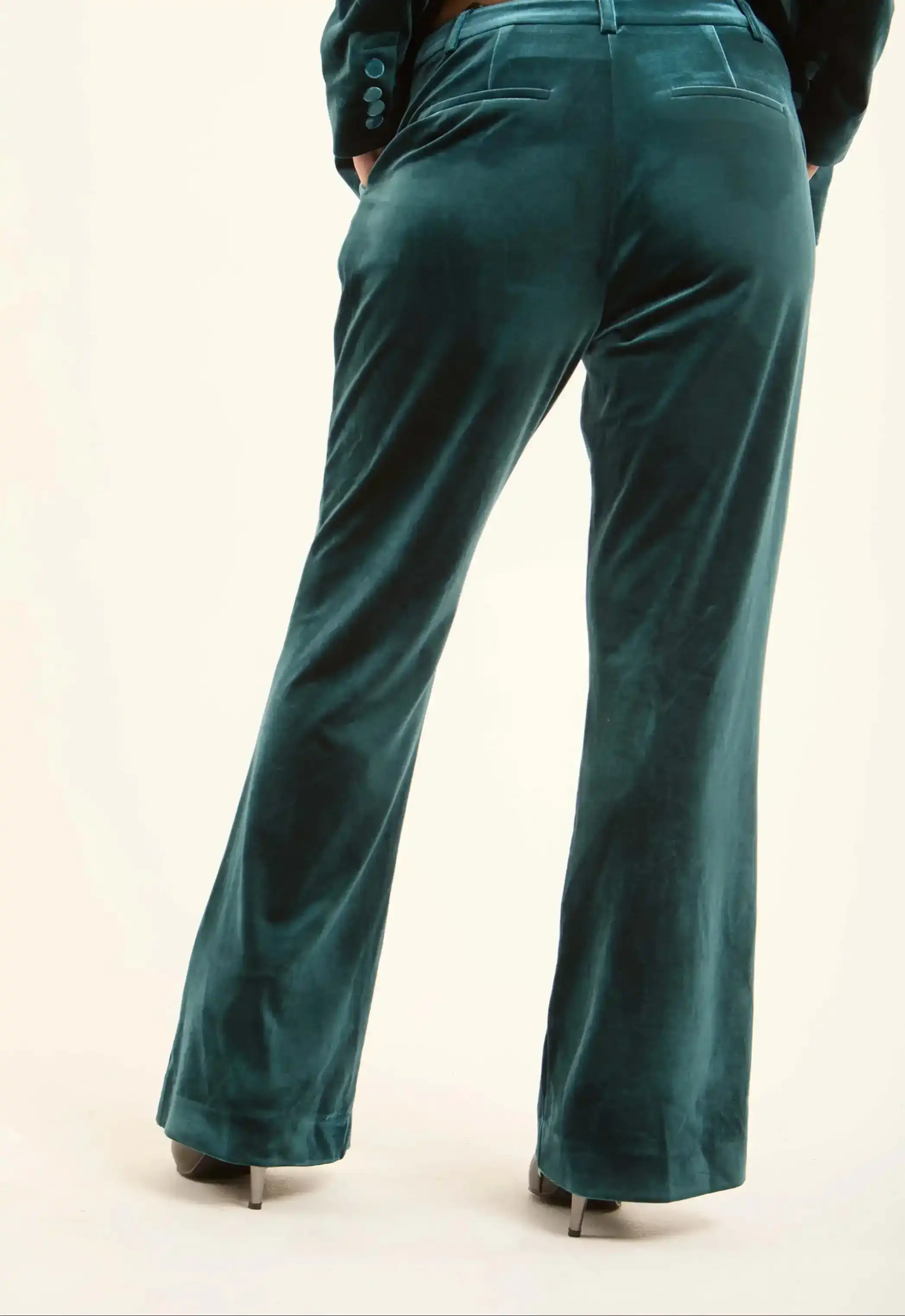 Velvet Straight-Leg Pants - Image 5