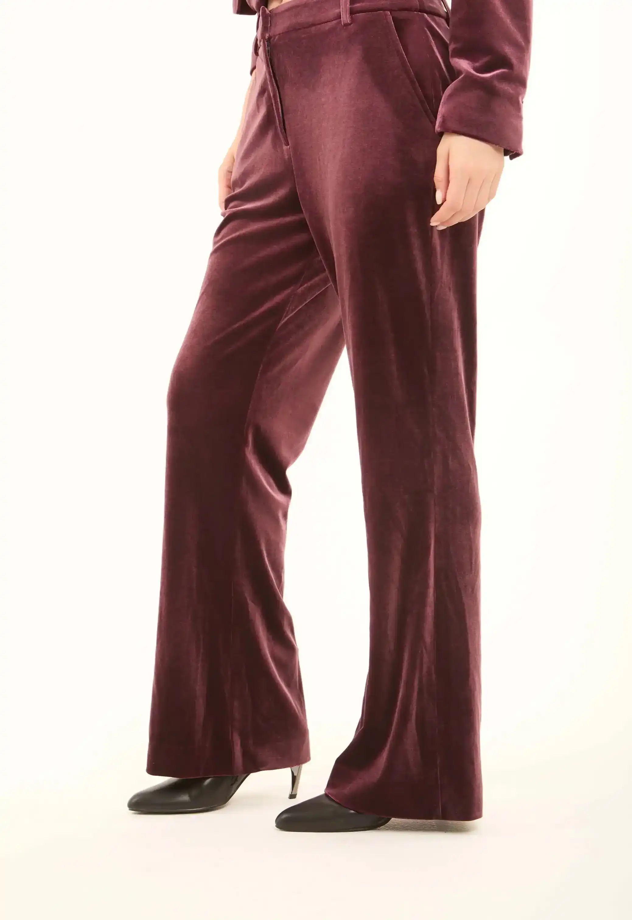 Velvet Straight-Leg Pants - Image 8