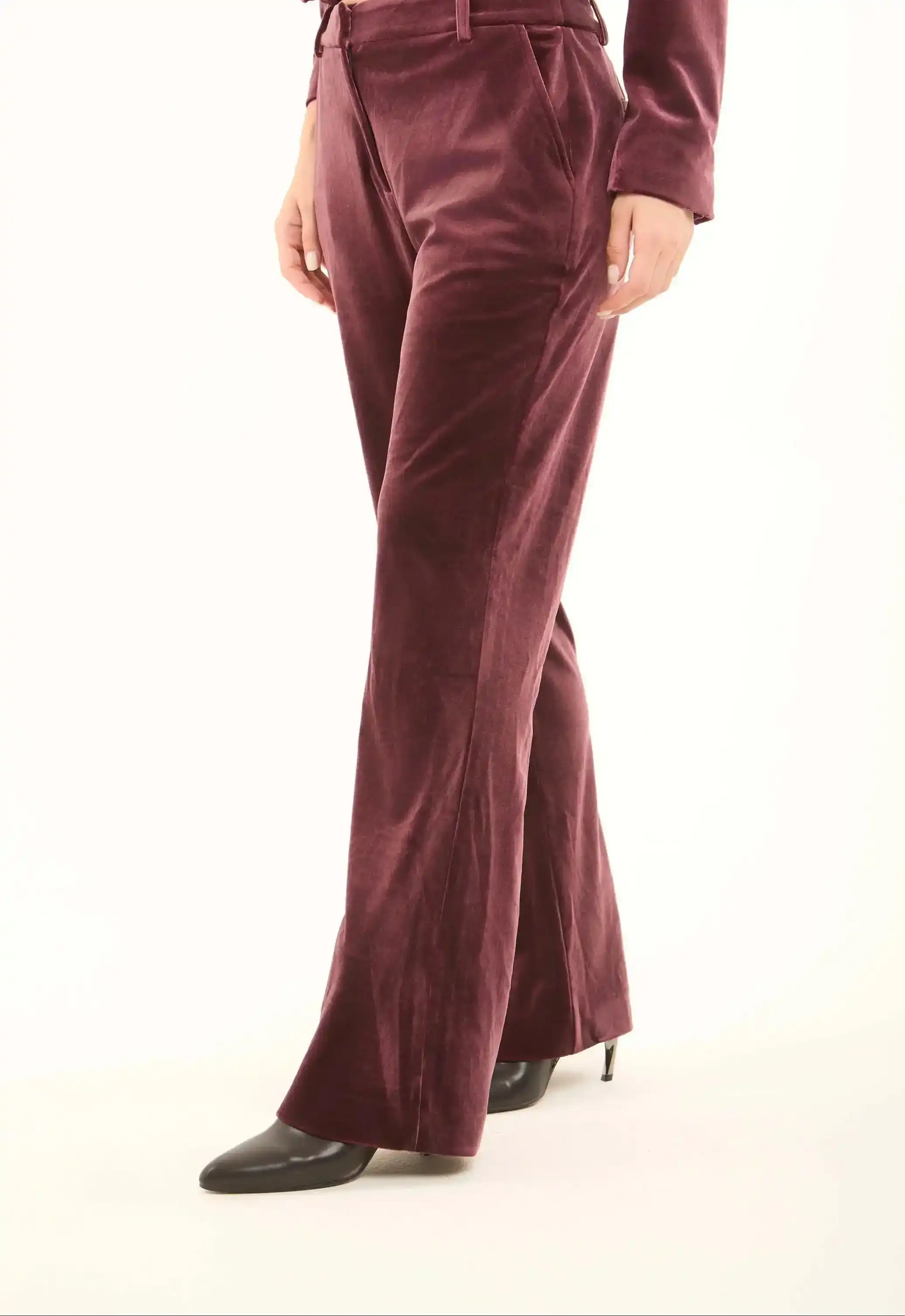 Velvet Straight-Leg Pants - Image 9