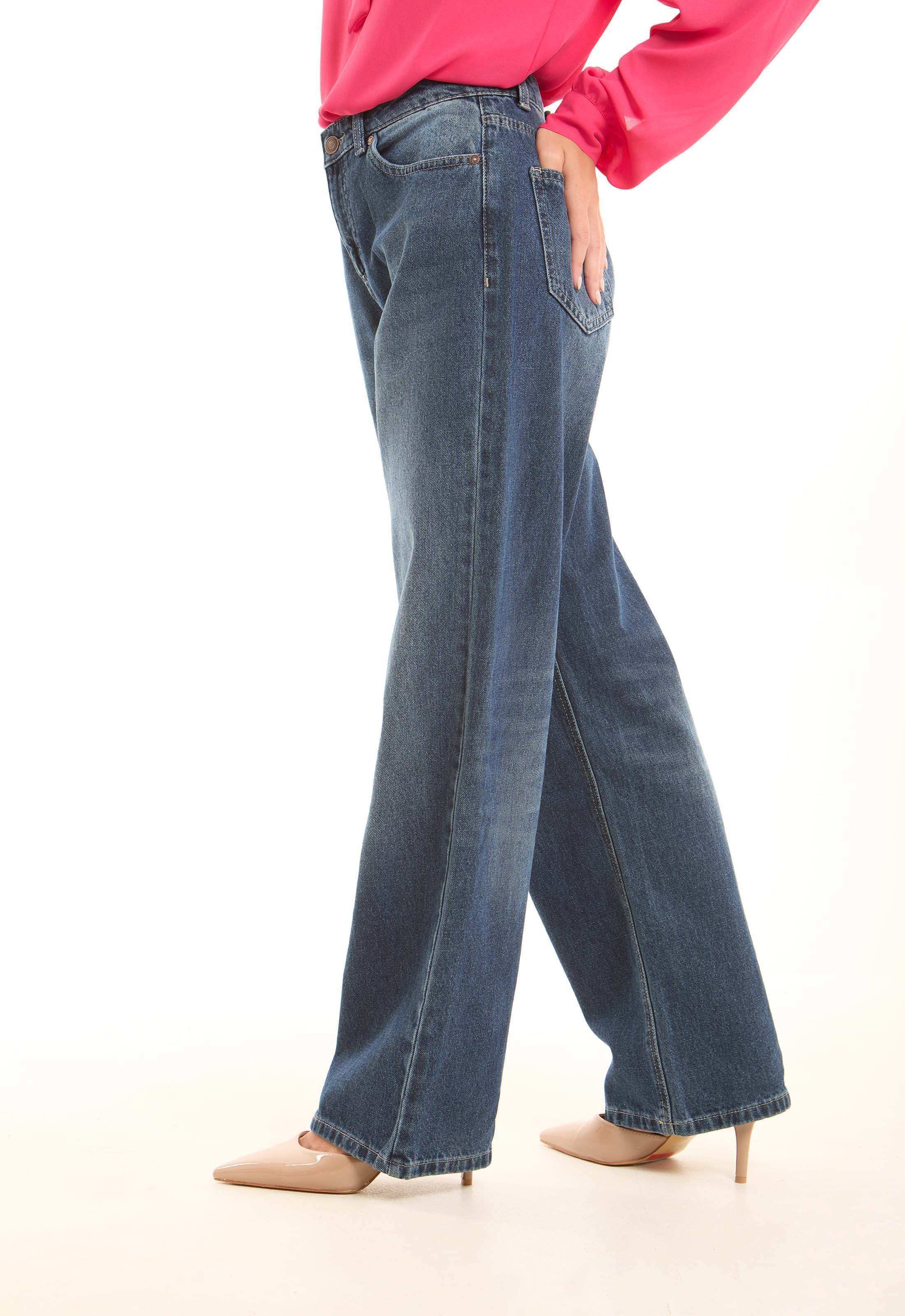 Medium Blue Straight-Leg Denim - Image 3