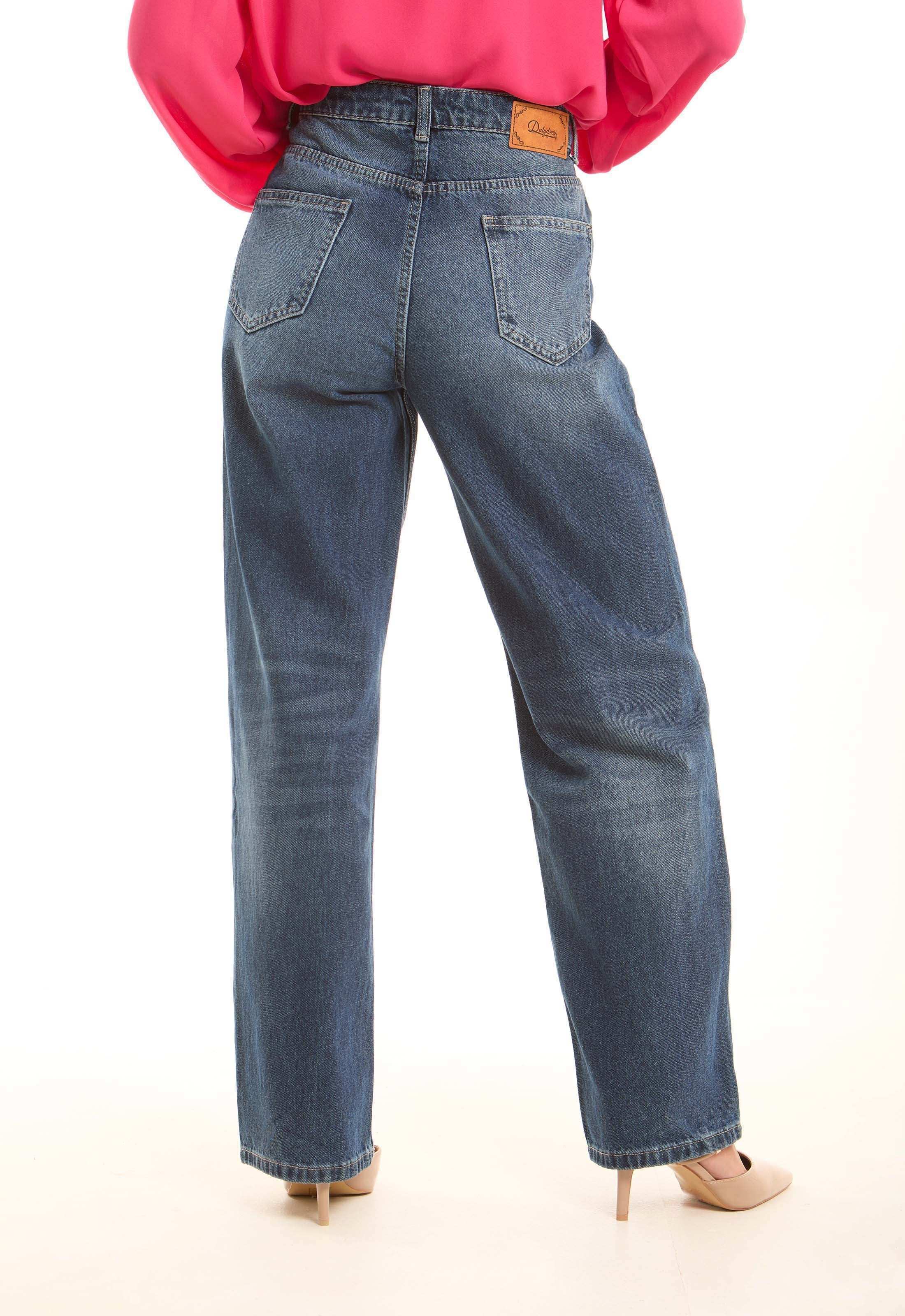 Medium Blue Straight-Leg Denim - Image 4