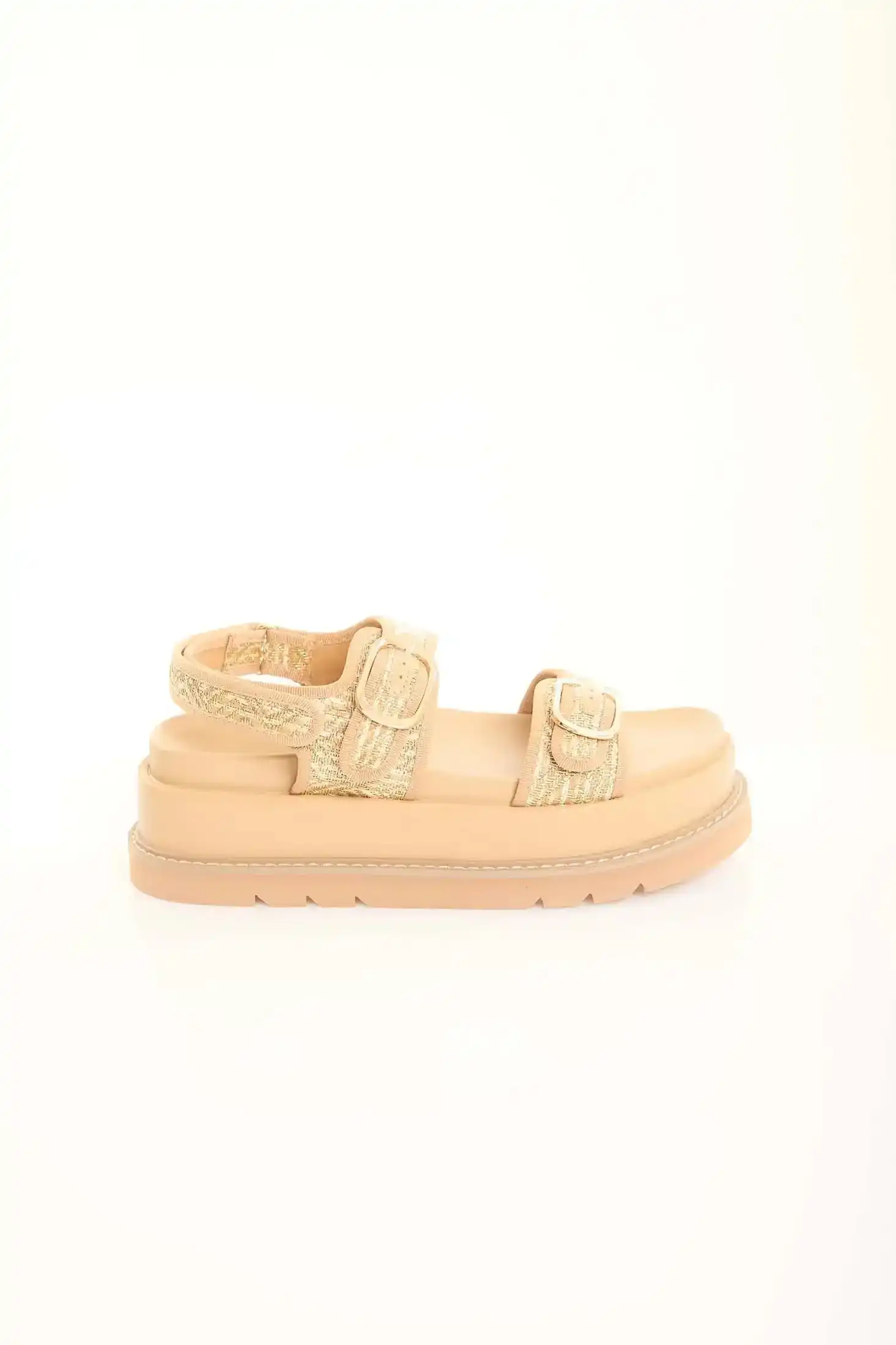 Braided Adjustable Platform Sandals - Image 3