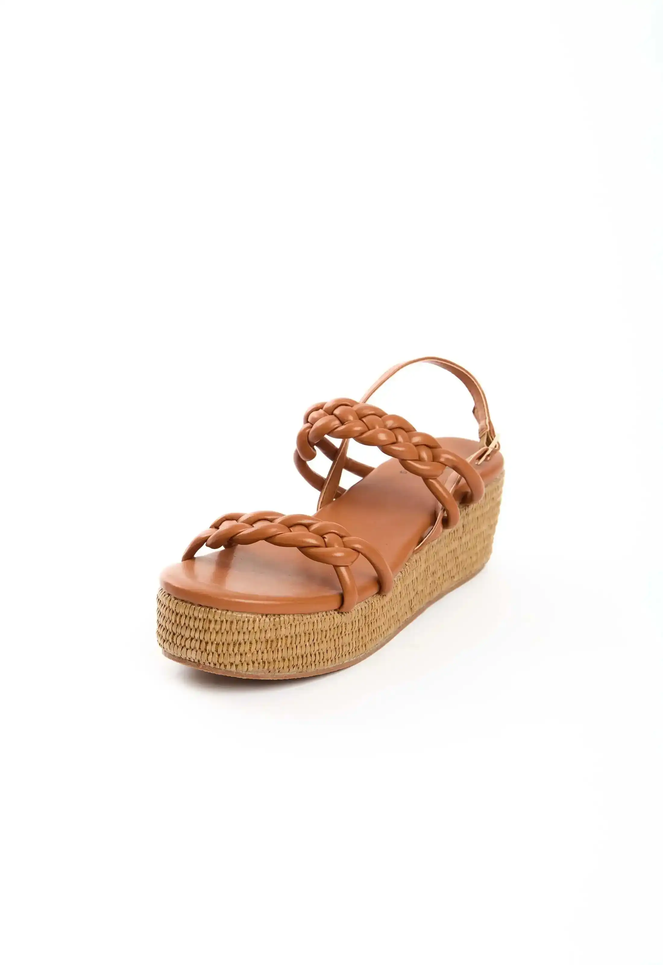 Braided Strap Platform Sandals - Image 2
