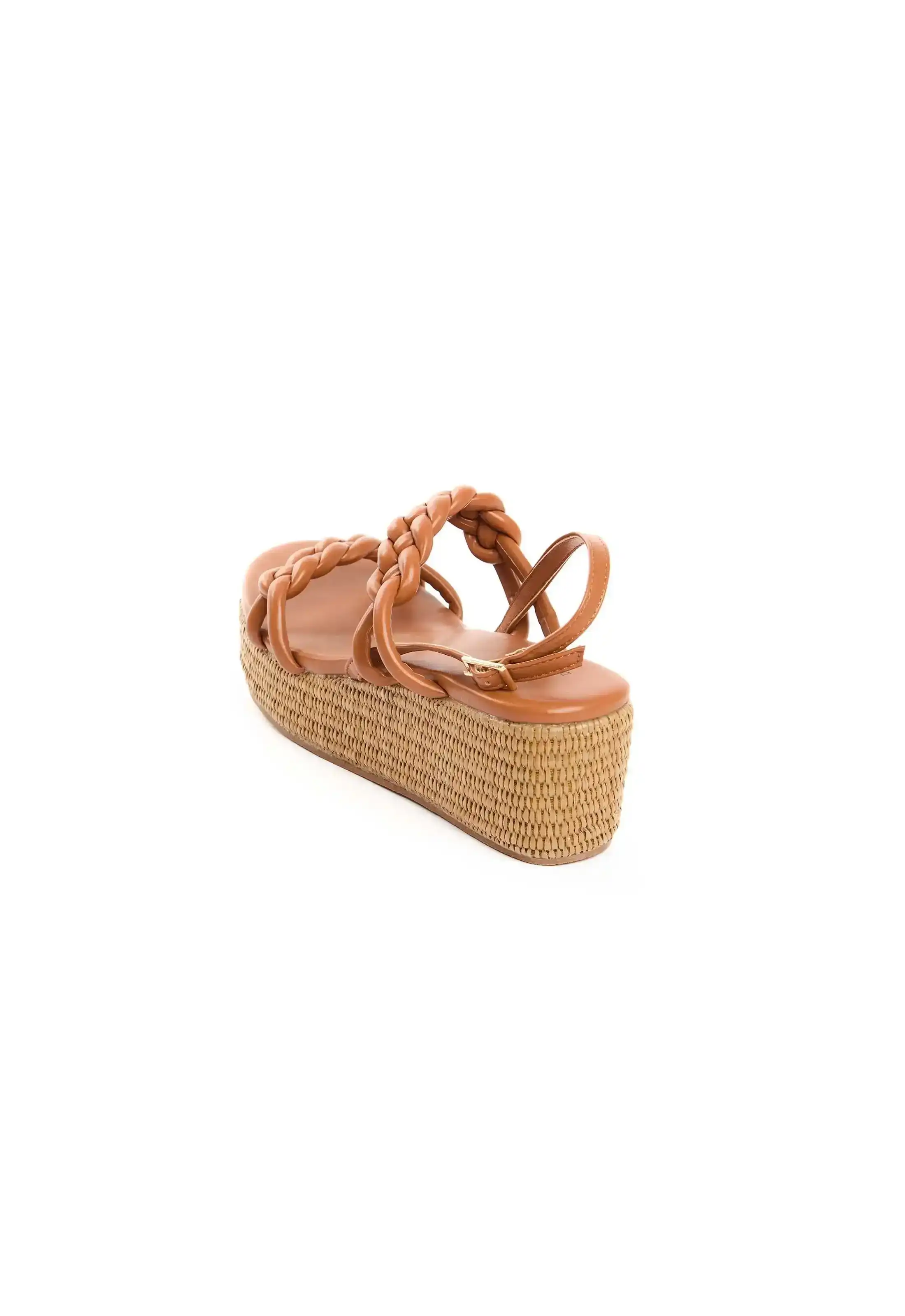 Braided Strap Platform Sandals - Image 4