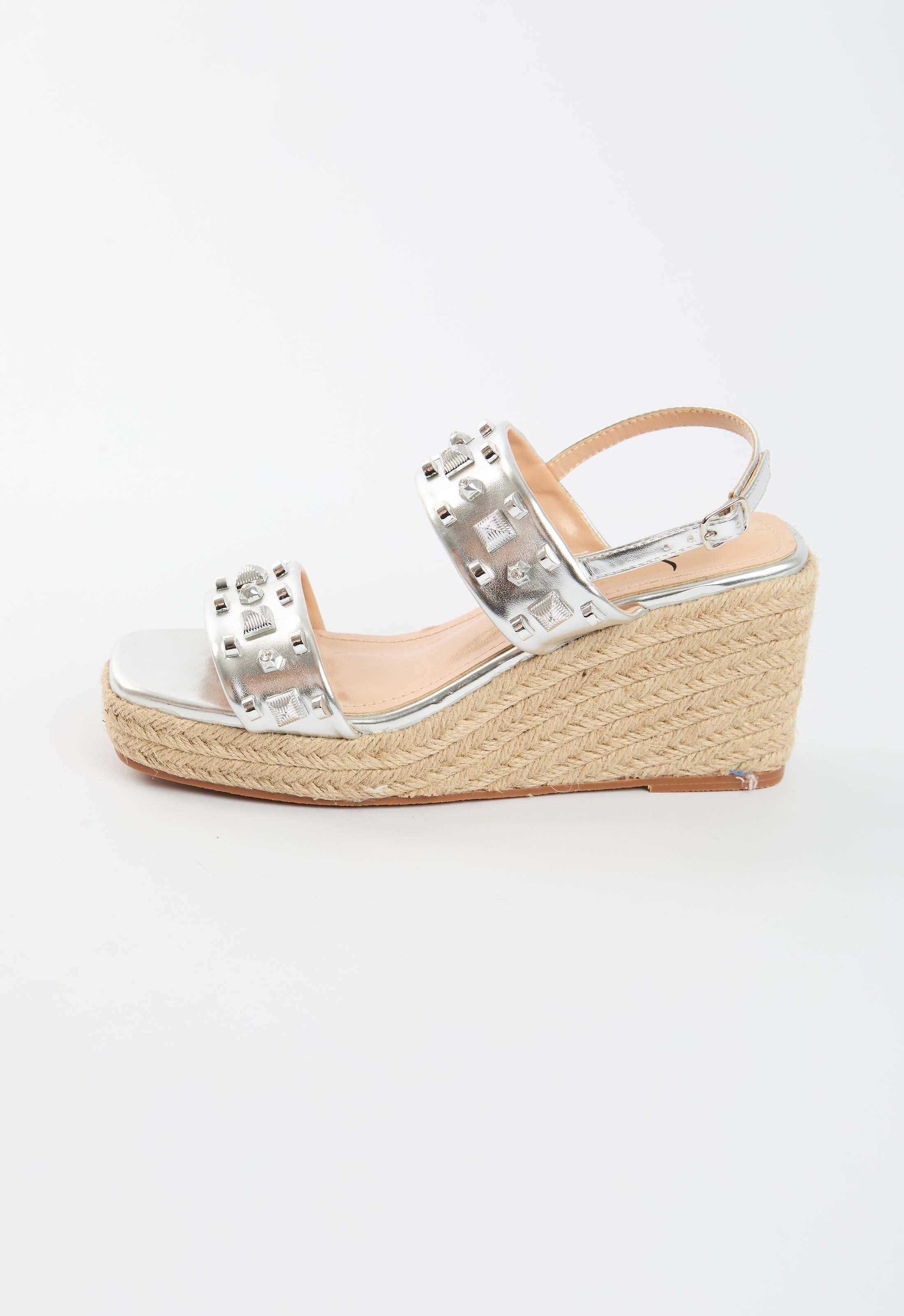 Studded Wedge Sandal Design - Image 2