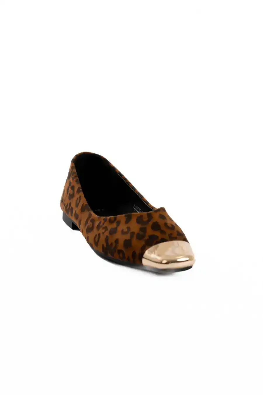 Suede Metallic Toe Flats Design - Image 2