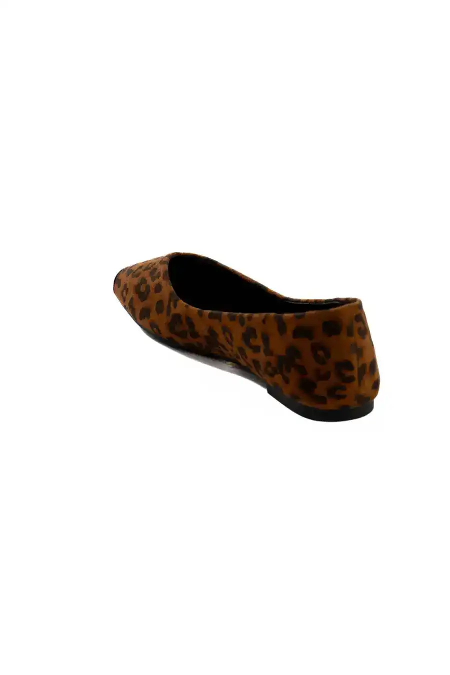 Suede Metallic Toe Flats Design - Image 4