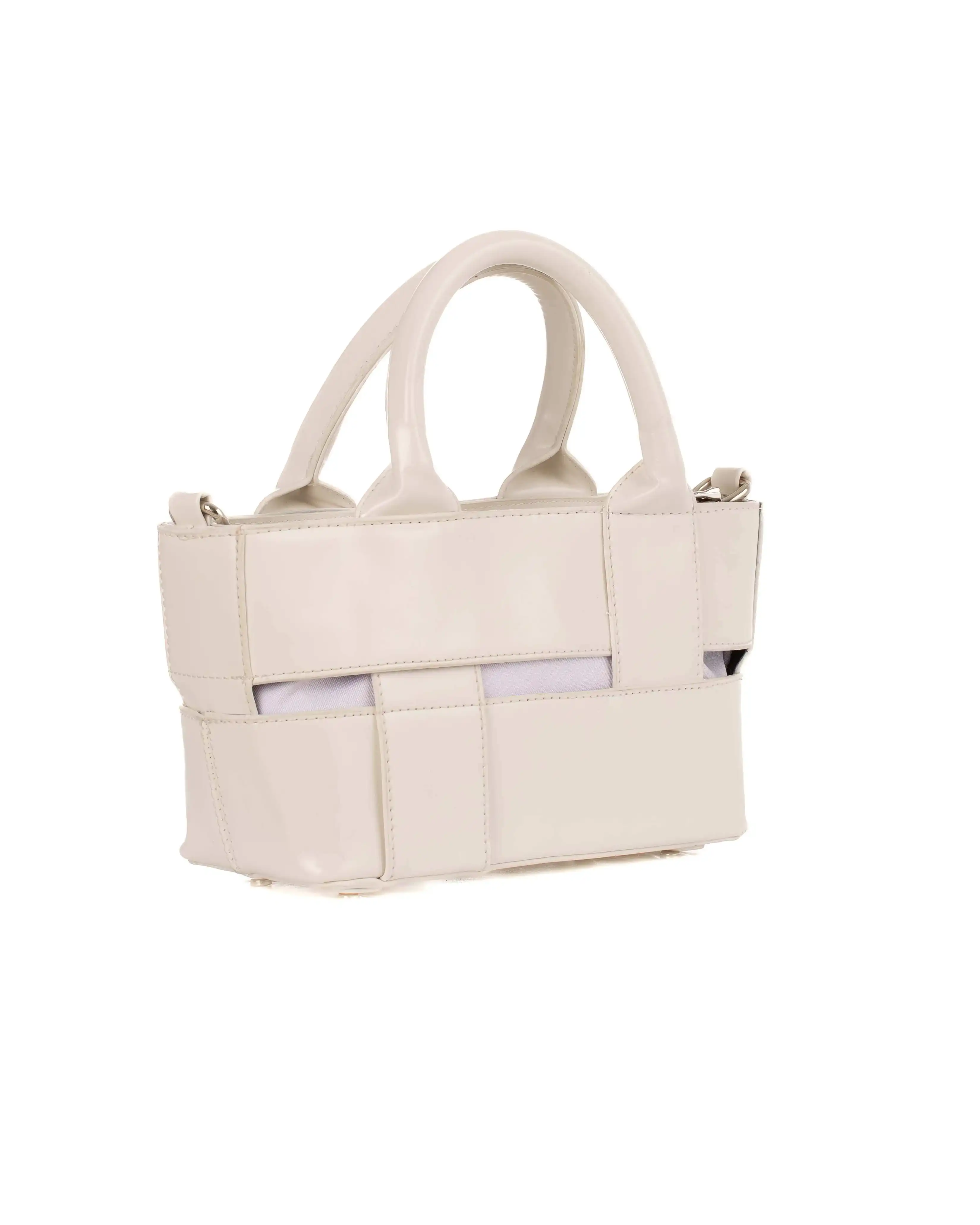 PU Vintage Handbag with Adjustable Strap - Image 3