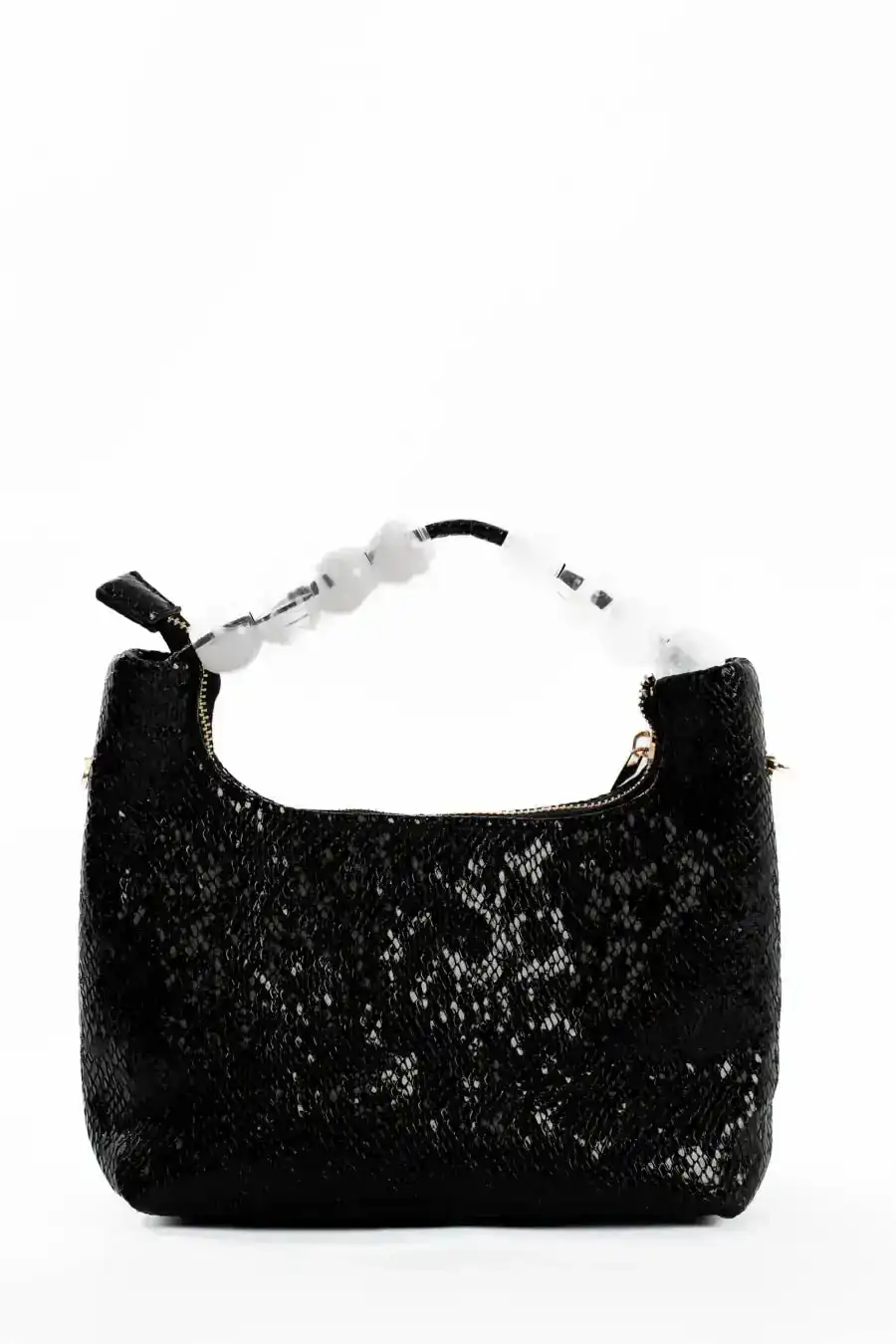 Shiny Reptile Pattern Evening Mini Bag - Image 5