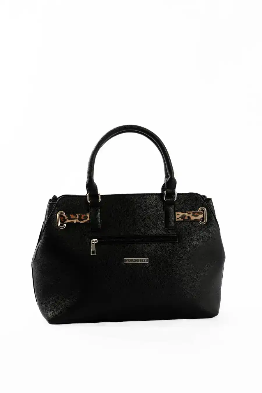 Everyday Handbag with Decorative Leopard Strap - Image 5