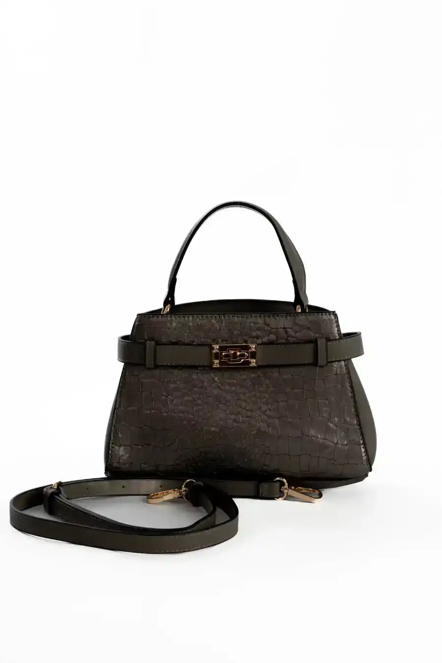 Simple & Elegant Solid Handbag - Image 4