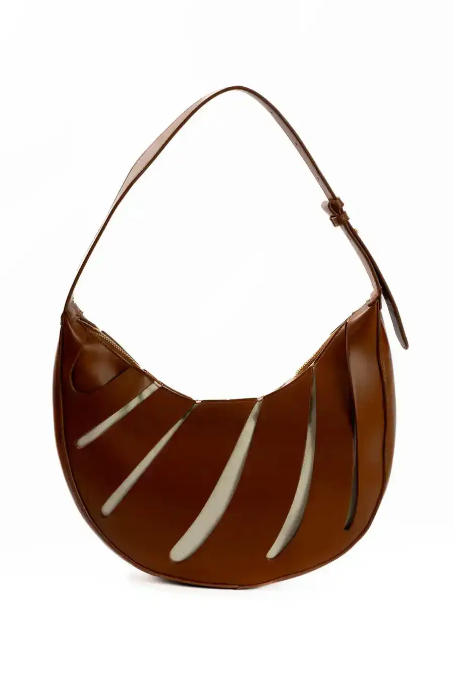 Everyday Leather Crescent Shoulder-Bag - Image 4