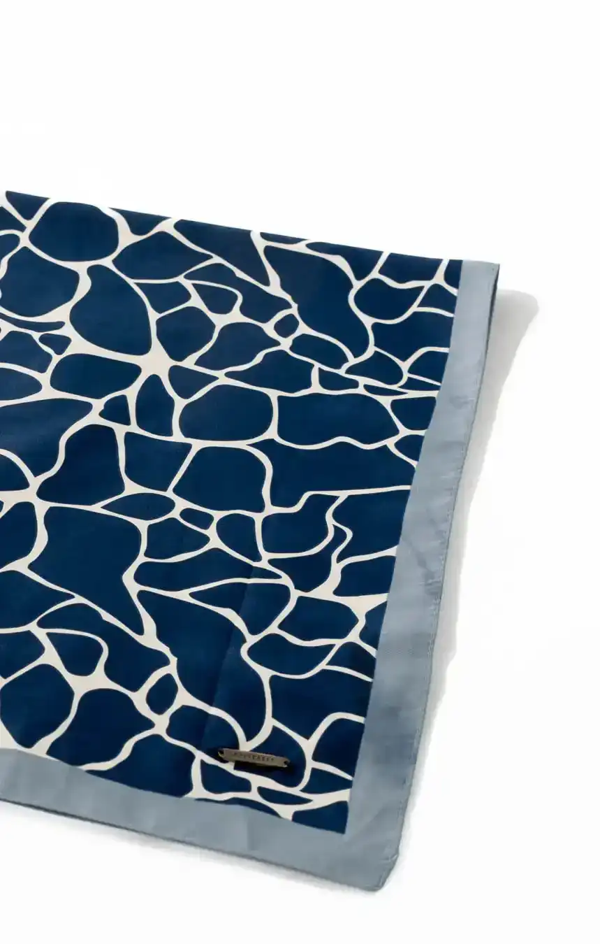 Abstract Print Square Scarf Design - Image 5