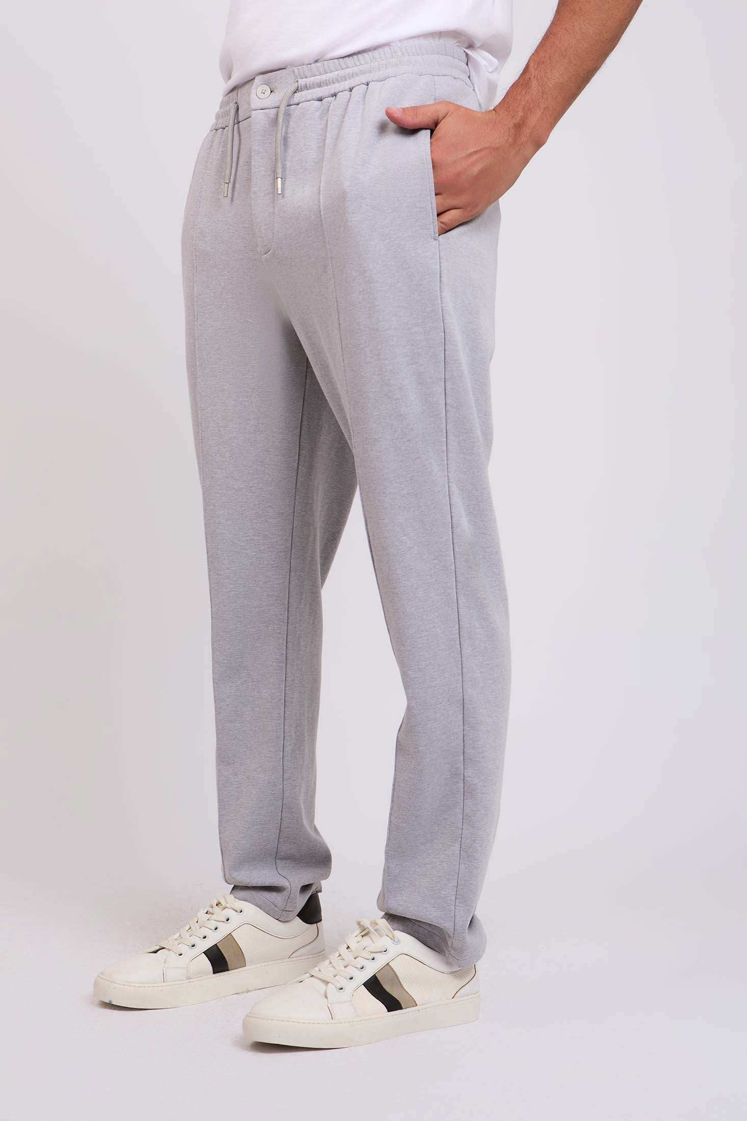 Men Regular Fit Pants Grey - Image 3