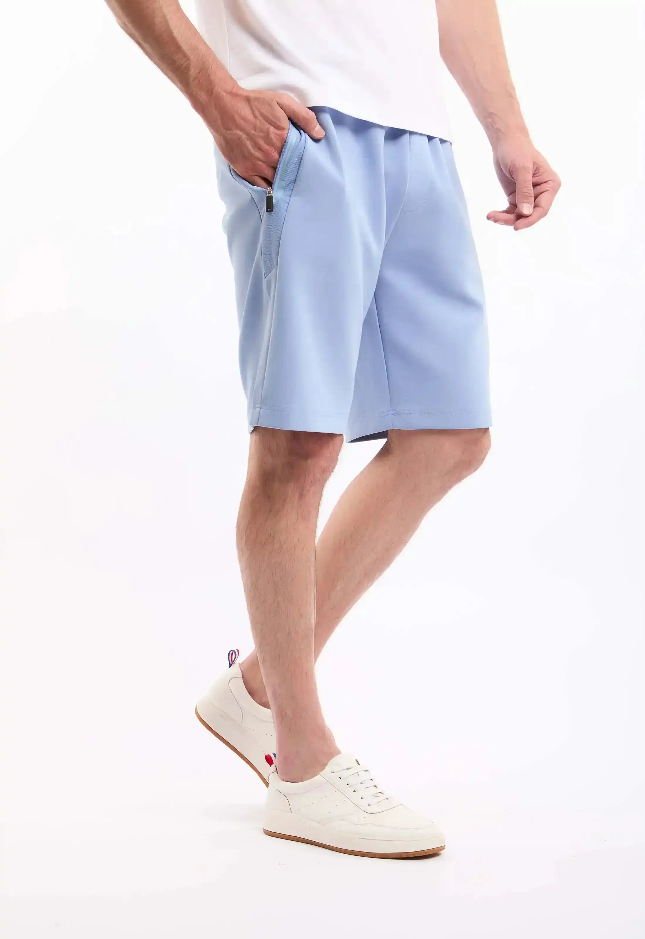 Solid Regular Fit Comfy Shorts - Image 3