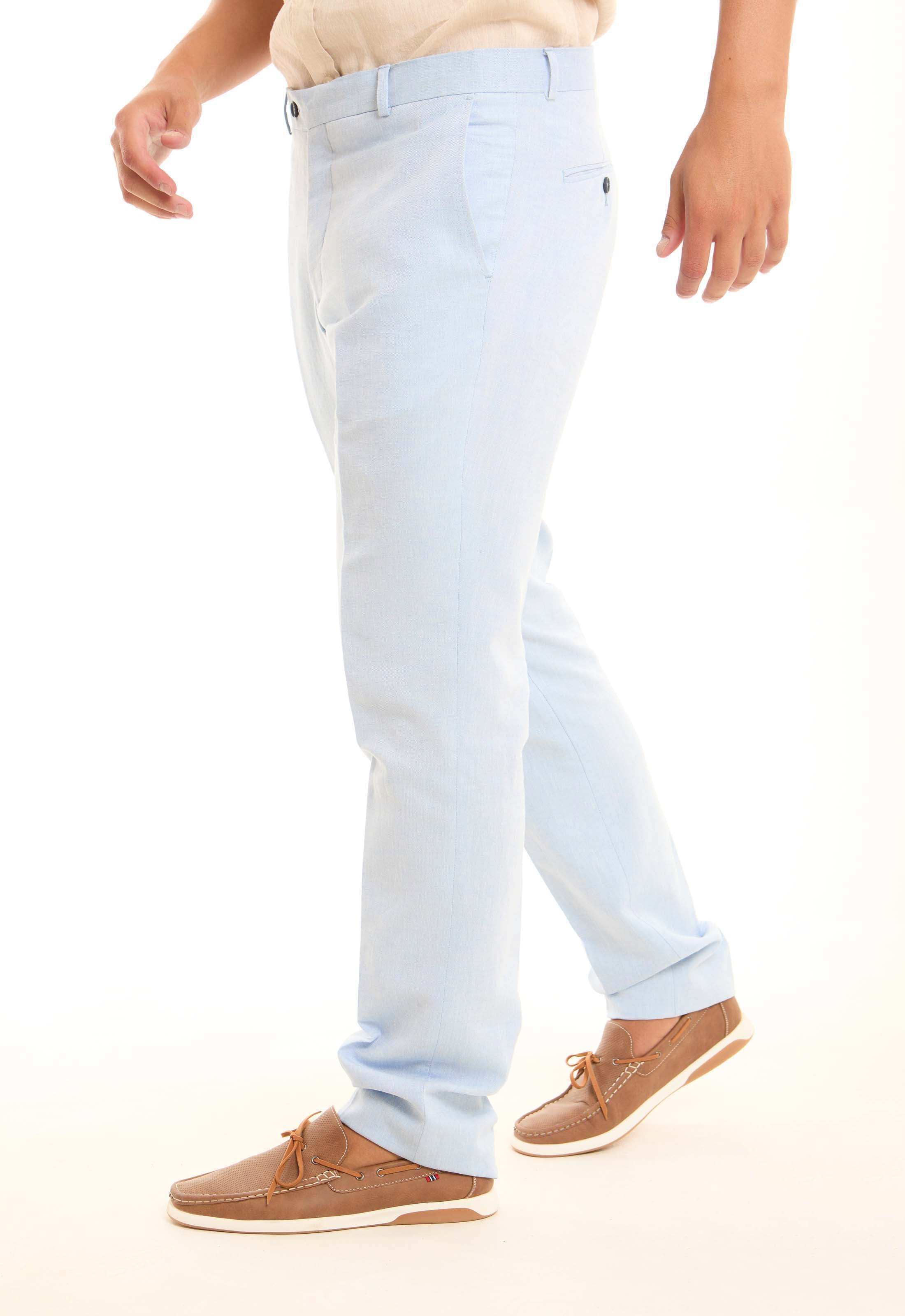 Linen-Cotton Suit Pants - Image 8