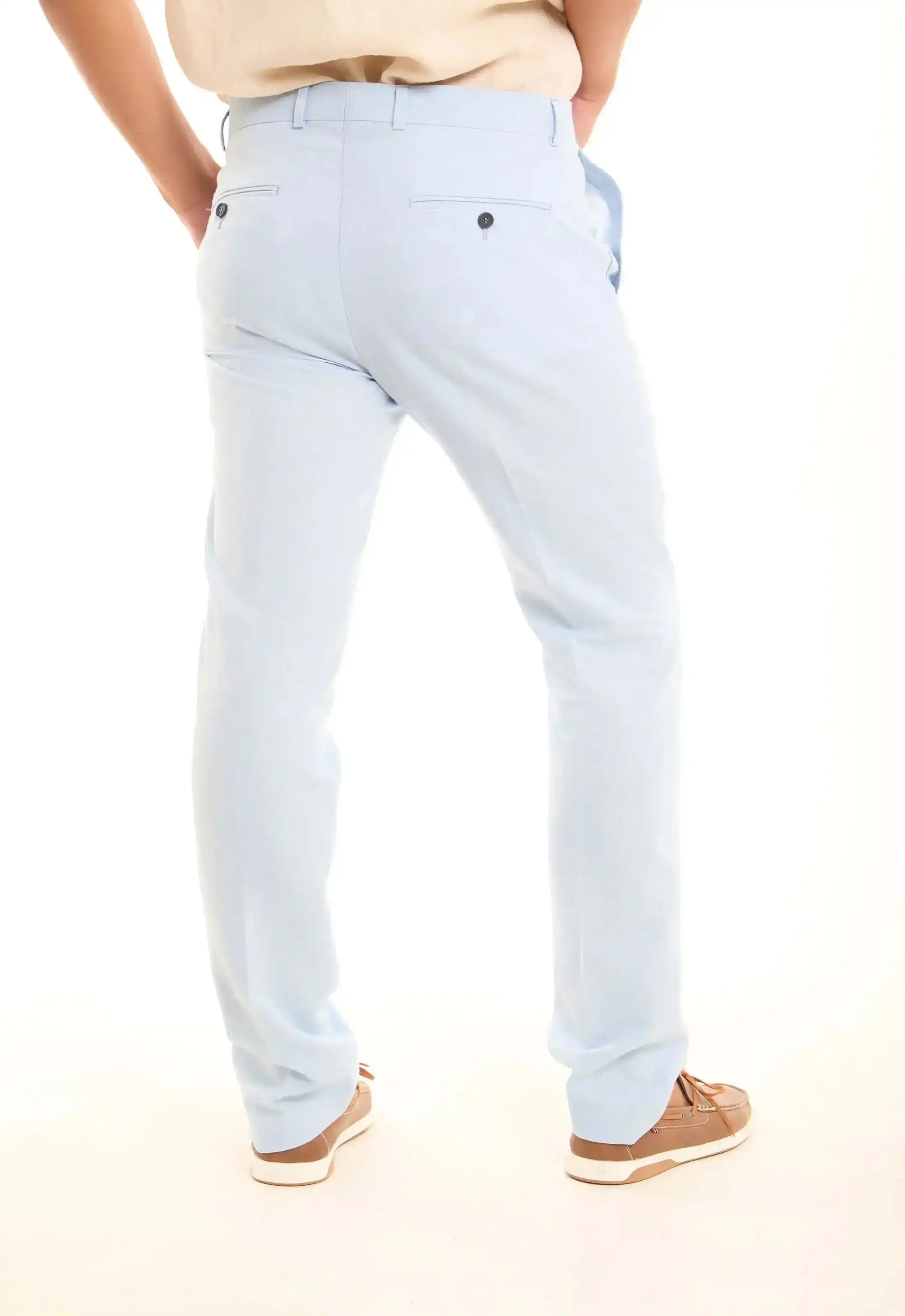 Linen-Cotton Suit Pants - Image 9