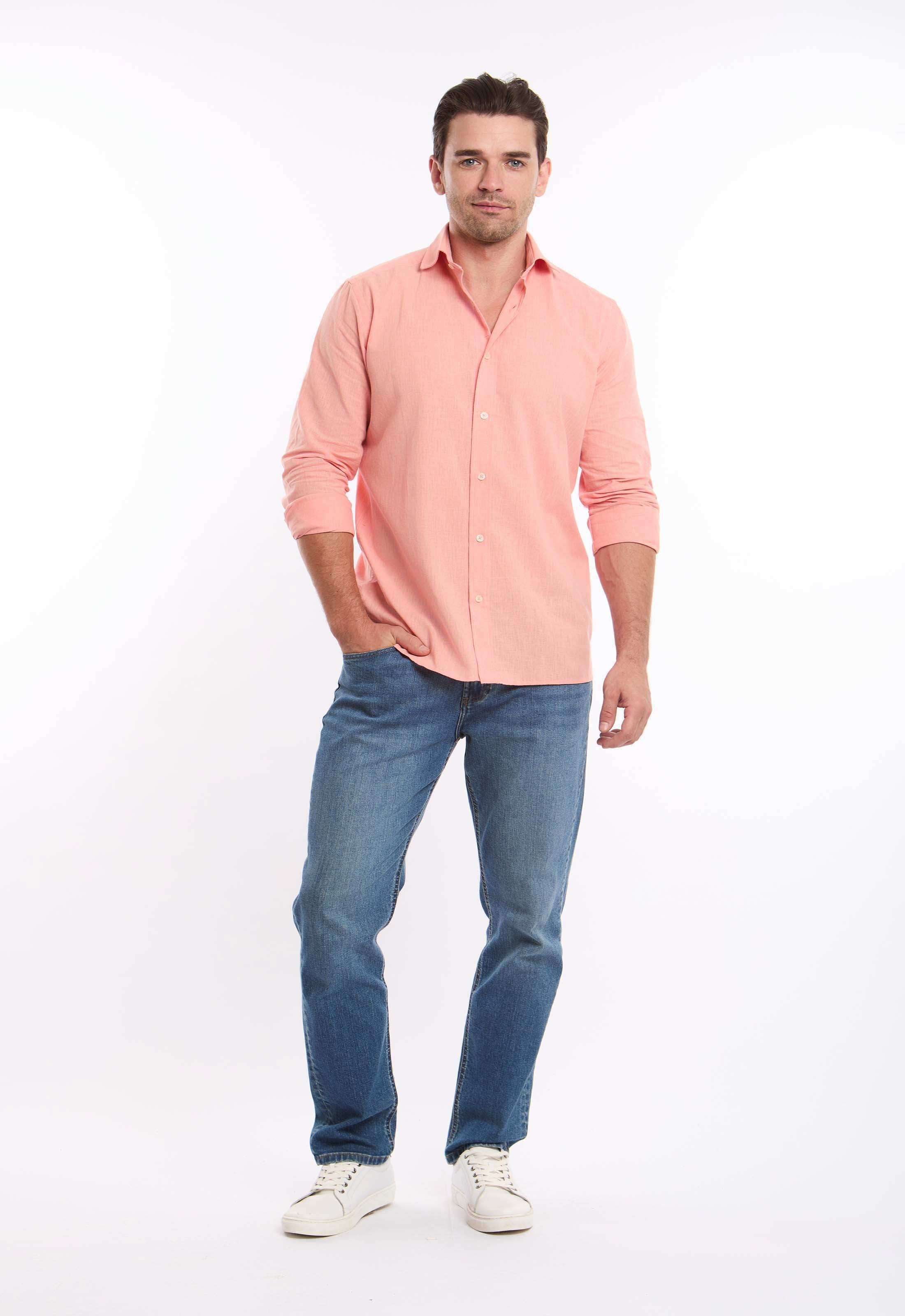 Regular Fit Cotton Textured Shirt - Image 4