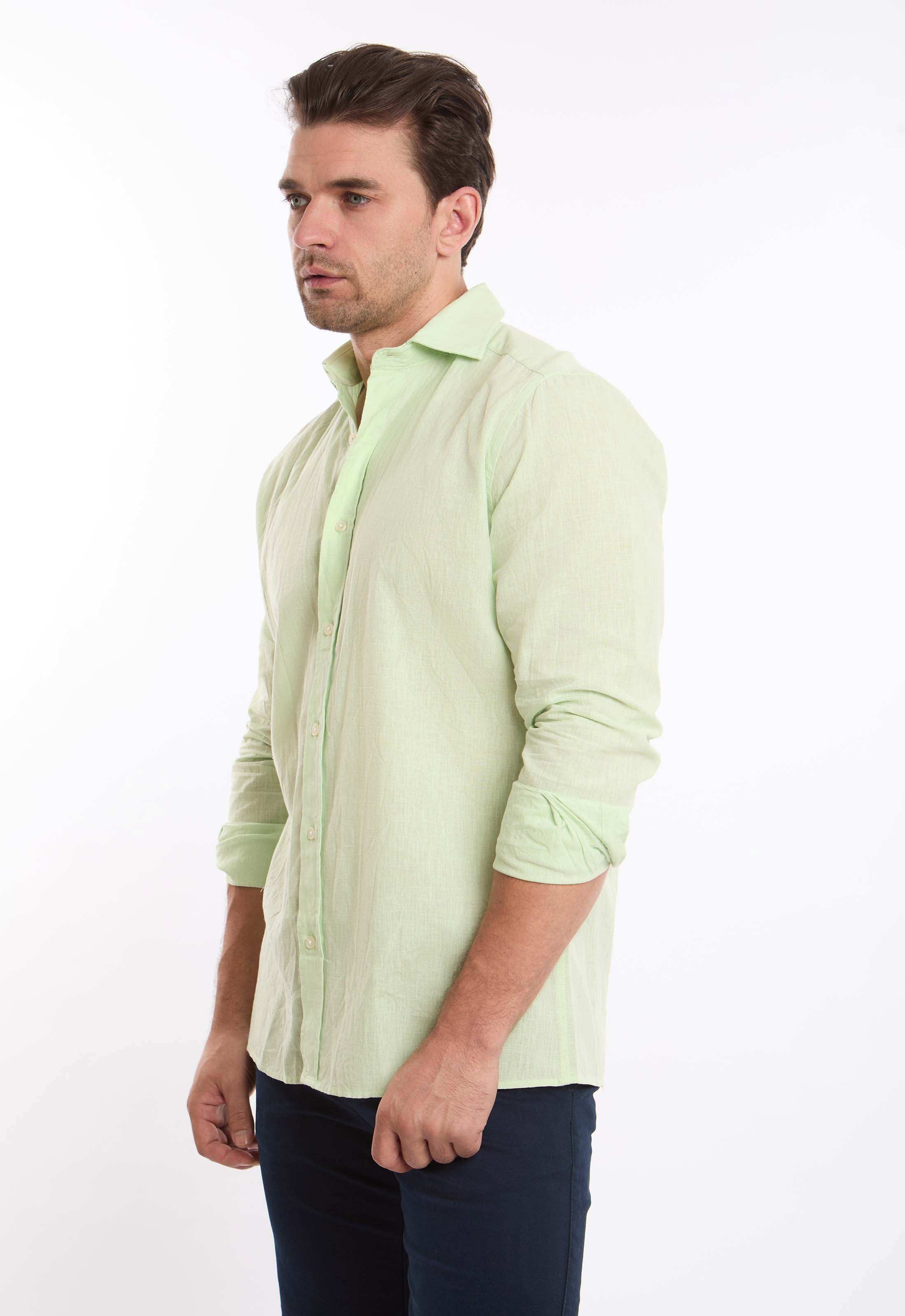 Regular Fit Cotton Textured Shirt - Image 2