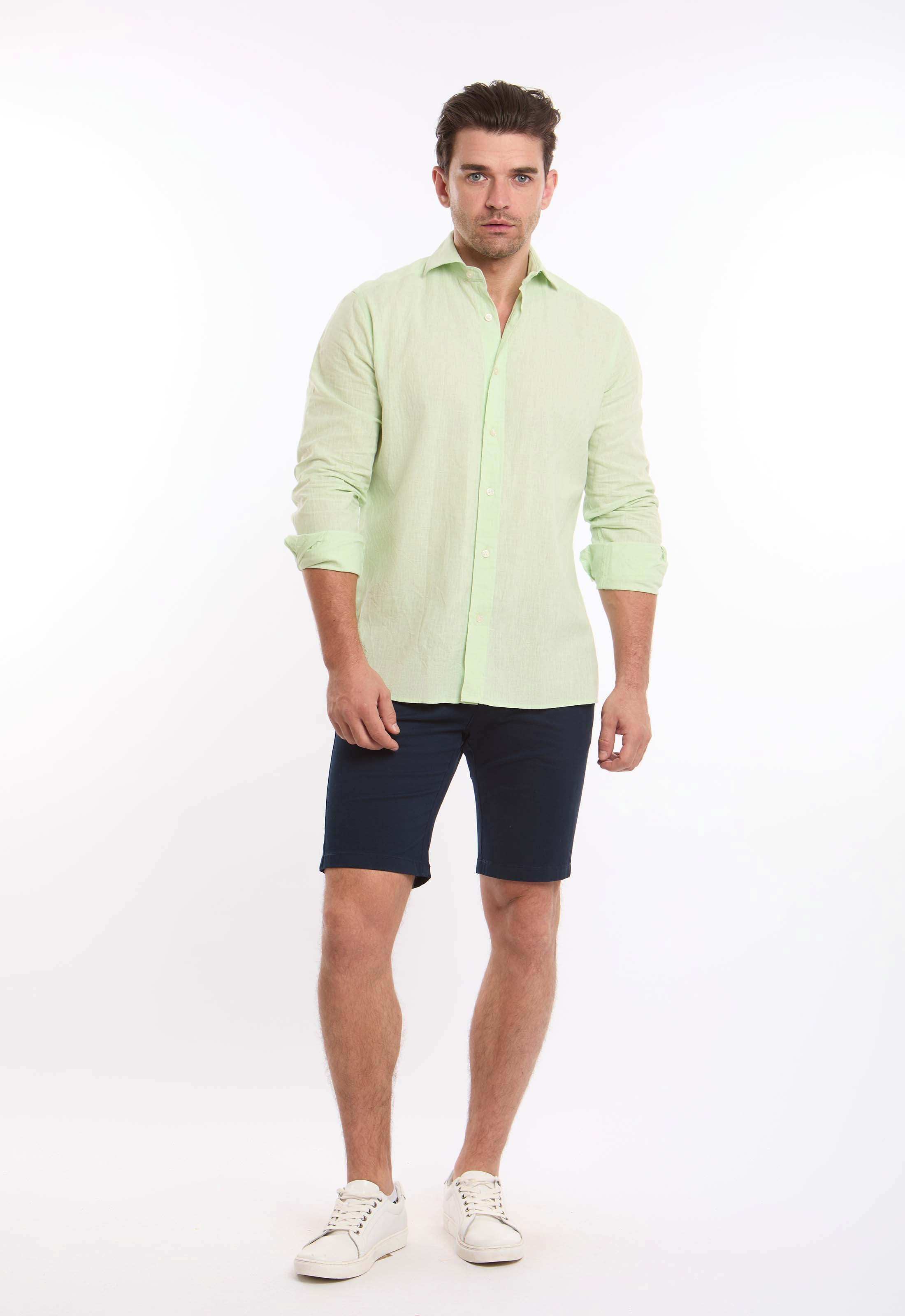 Regular Fit Cotton Textured Shirt - Image 4