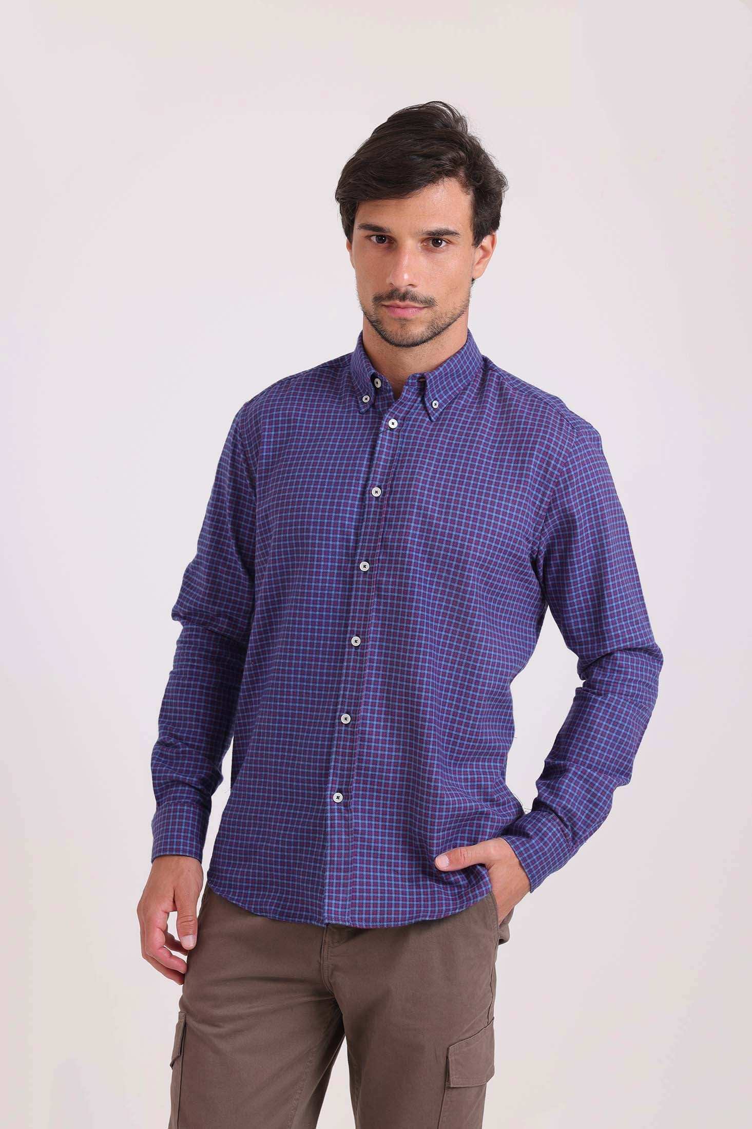 Regular Fit Casual Gingham Shirt - Image 2