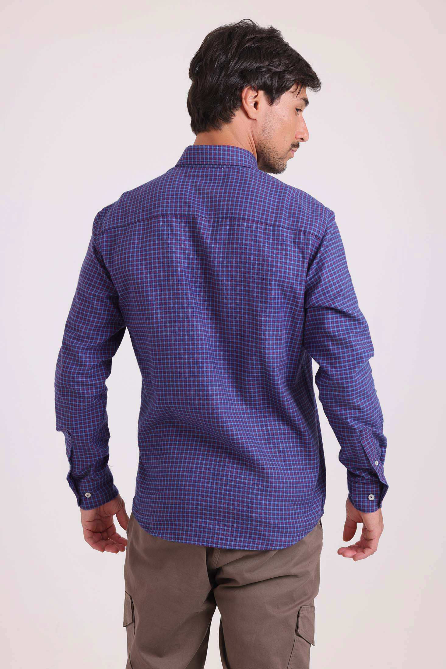 Regular Fit Casual Gingham Shirt - Image 5