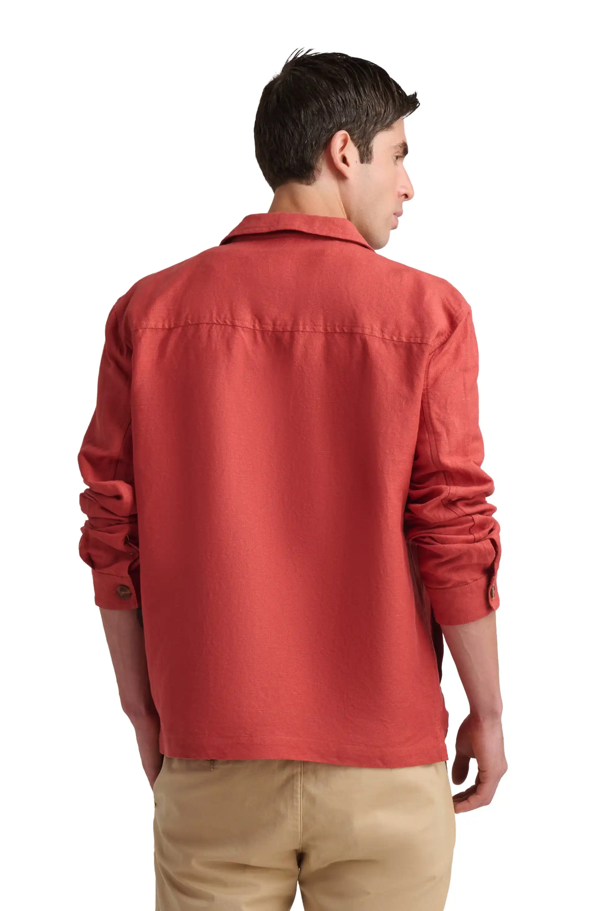 Rust Utility Shirt Jacket - Image 5