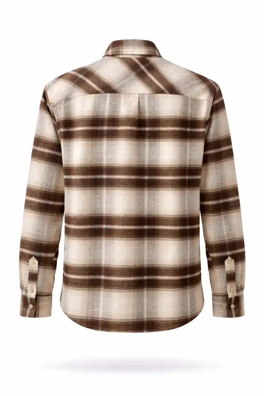 Plaid Button-Up Shirt - Image 2