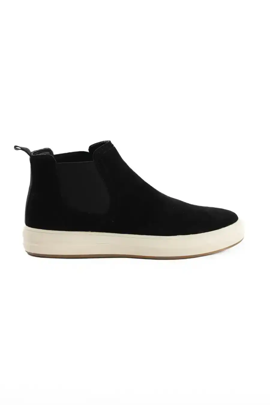 Genuine Leather Half Boot with Elastic Side Panels - Image 3