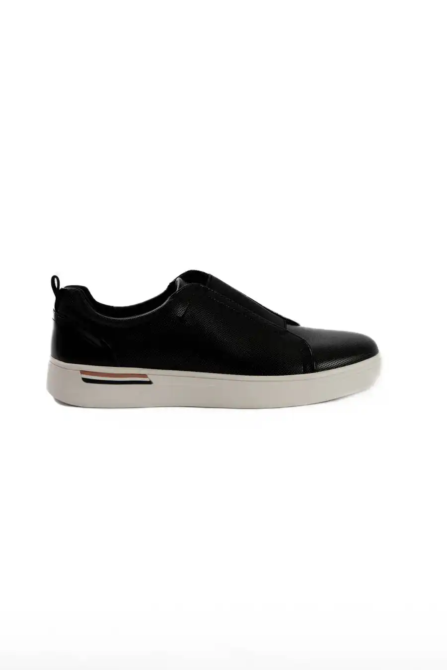 Noir Woven Slip Sneakers - Image 3