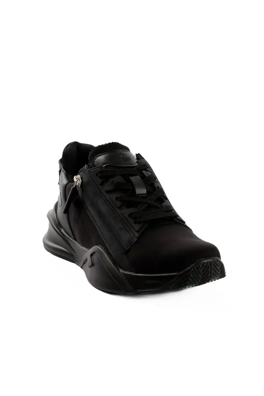 Black Velocity Zip Sneakers - Image 2